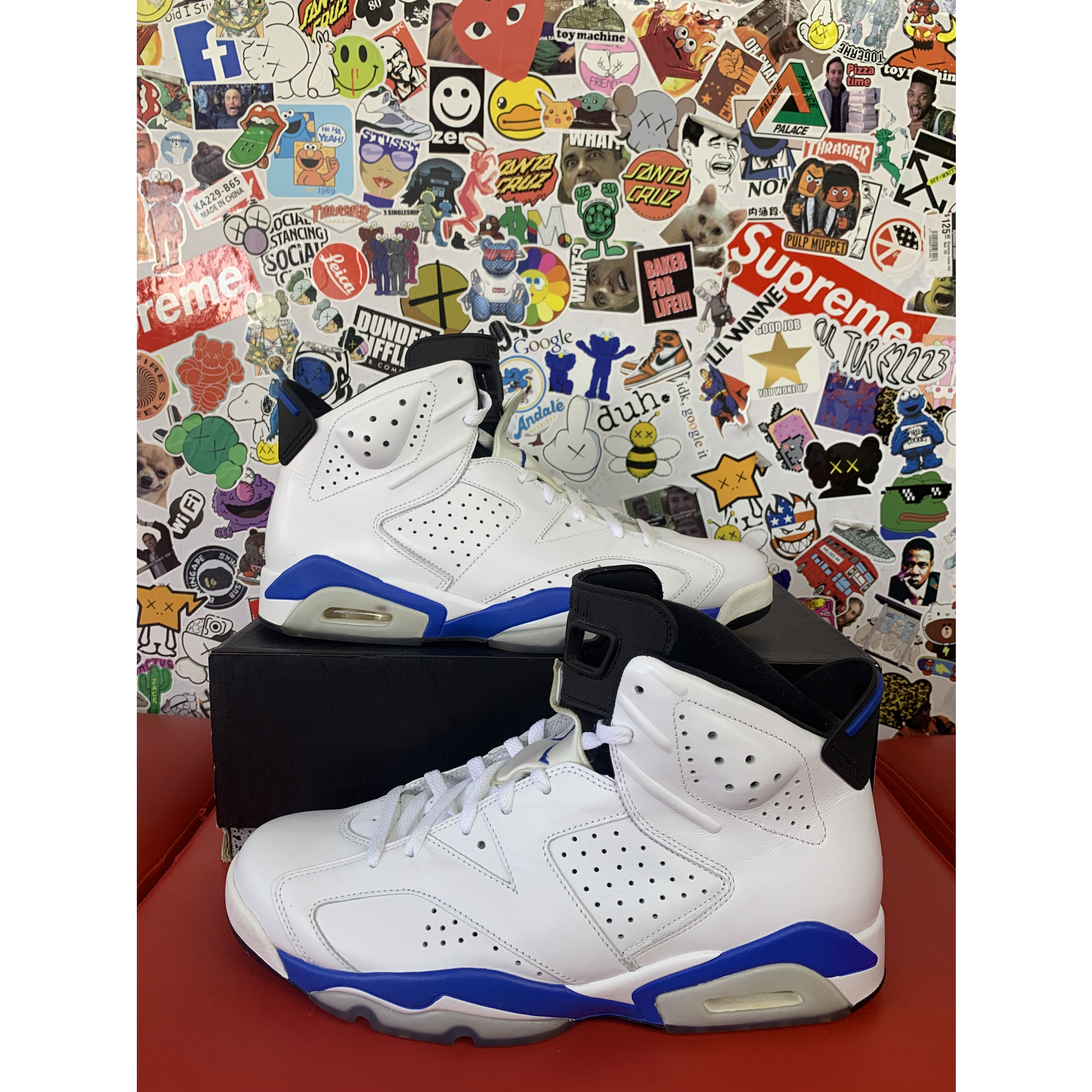 Air Jordan Used Jordan 6 Retro Sport Blue
