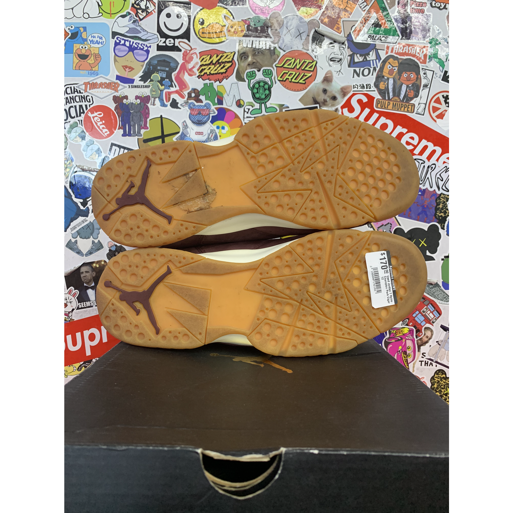 Air Jordan Used Jordan 7 Retro Champion Pack Cigar
