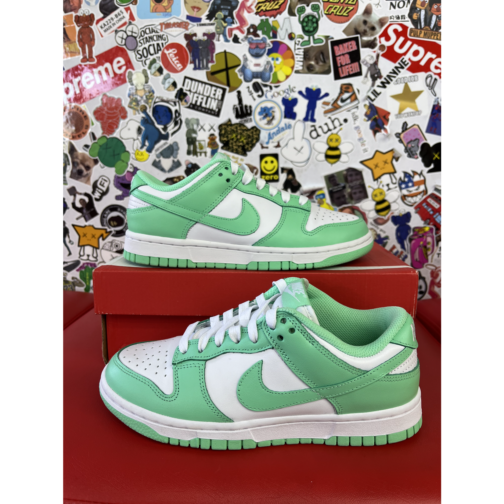 Nike Used Nike Dunk Low Green Glow