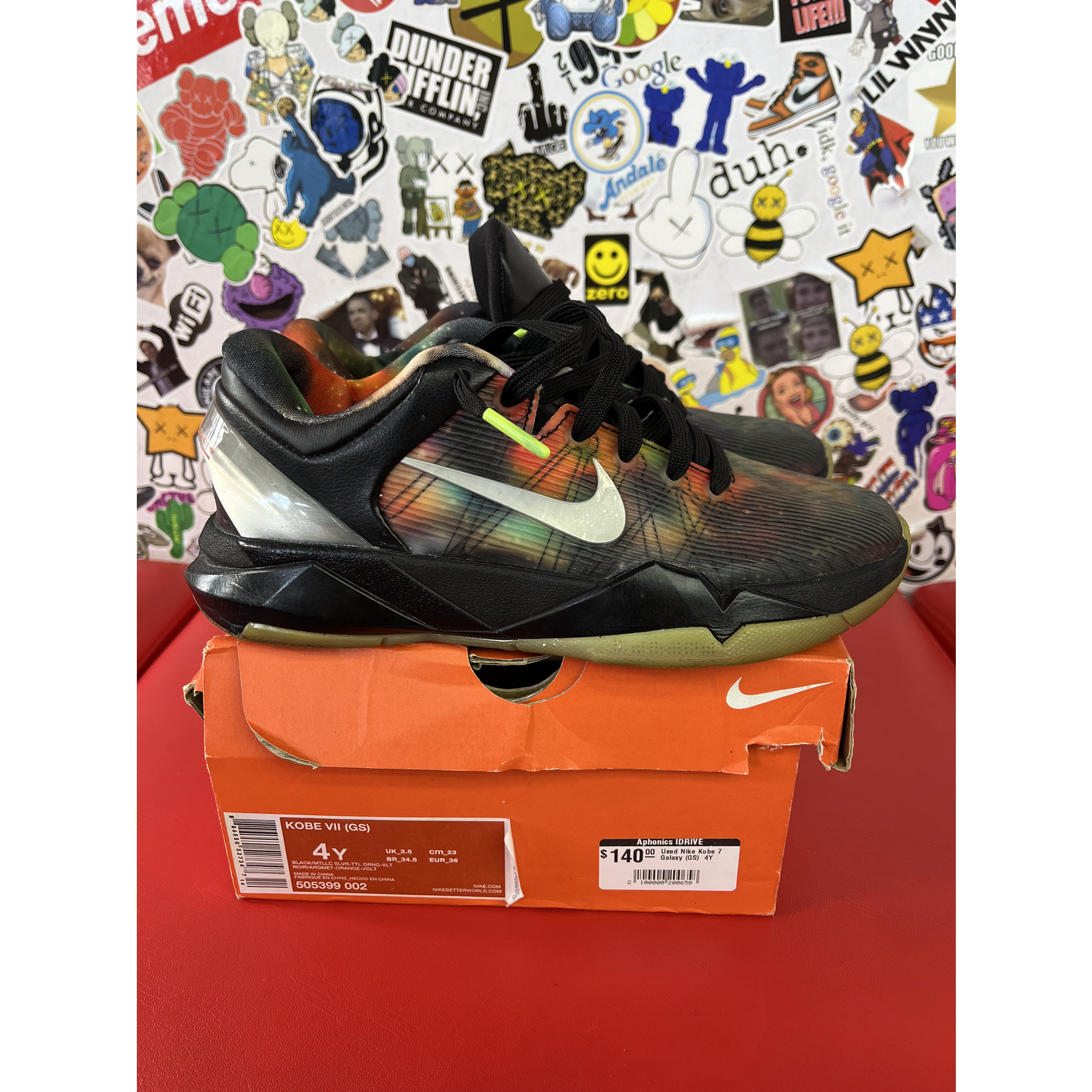 Nike Used Nike Kobe 7 Galaxy (GS)