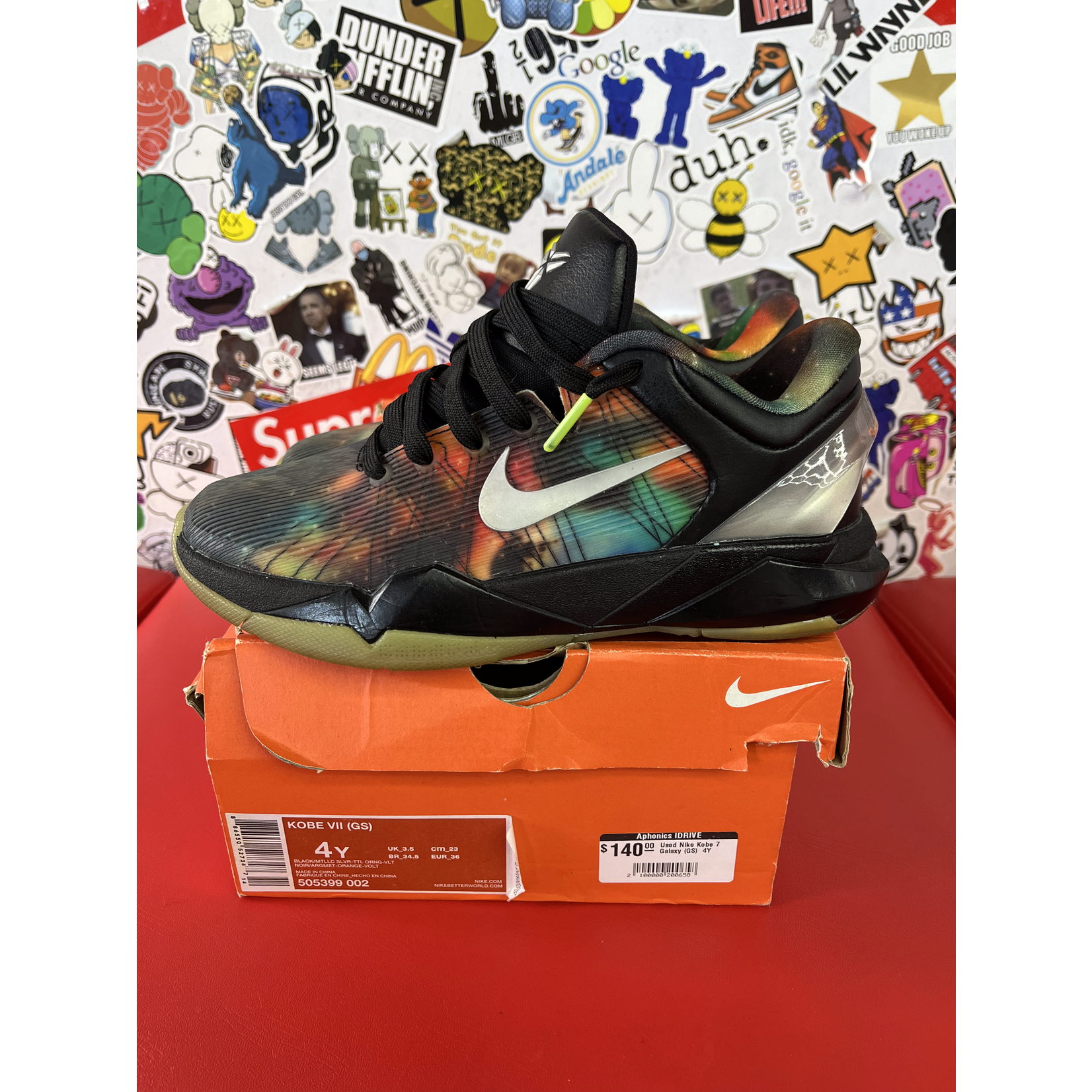 Nike Used Nike Kobe 7 Galaxy (GS)