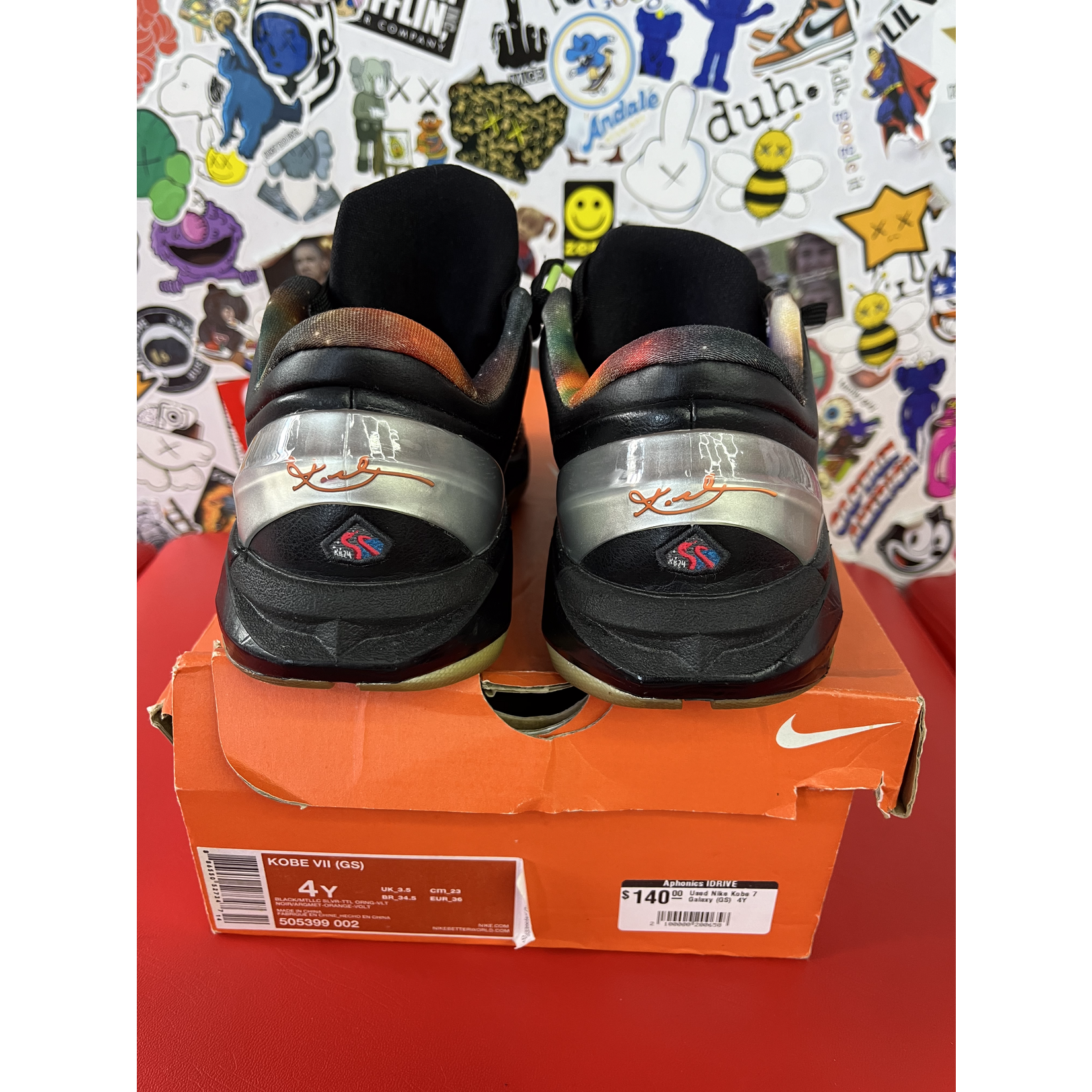 Nike Used Nike Kobe 7 Galaxy (GS)