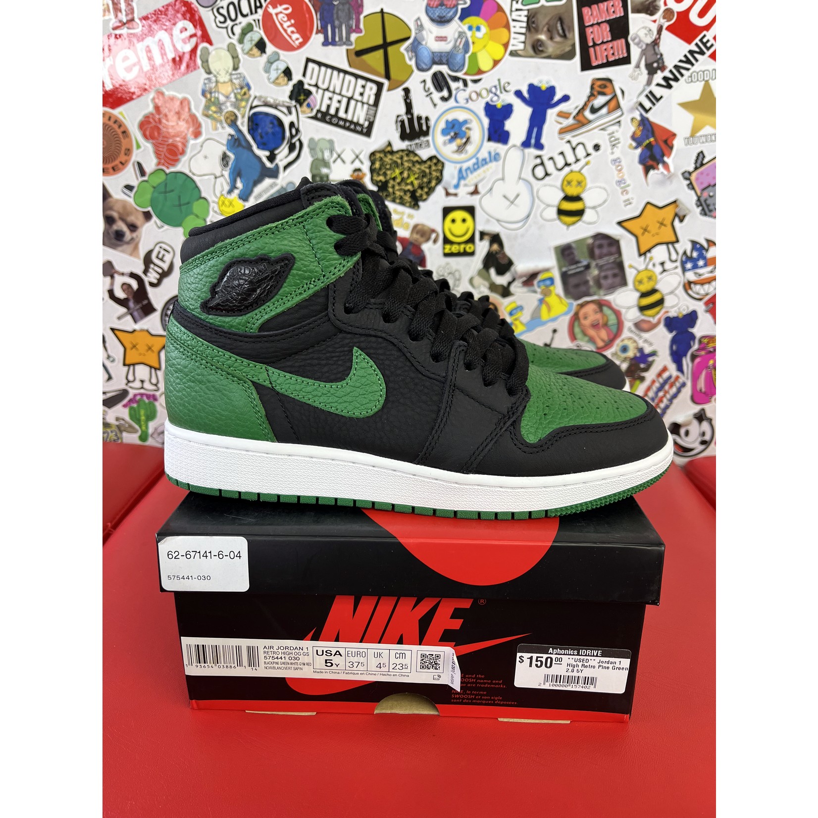 Air Jordan Used Jordan 1 Retro High Pine Green 2.0