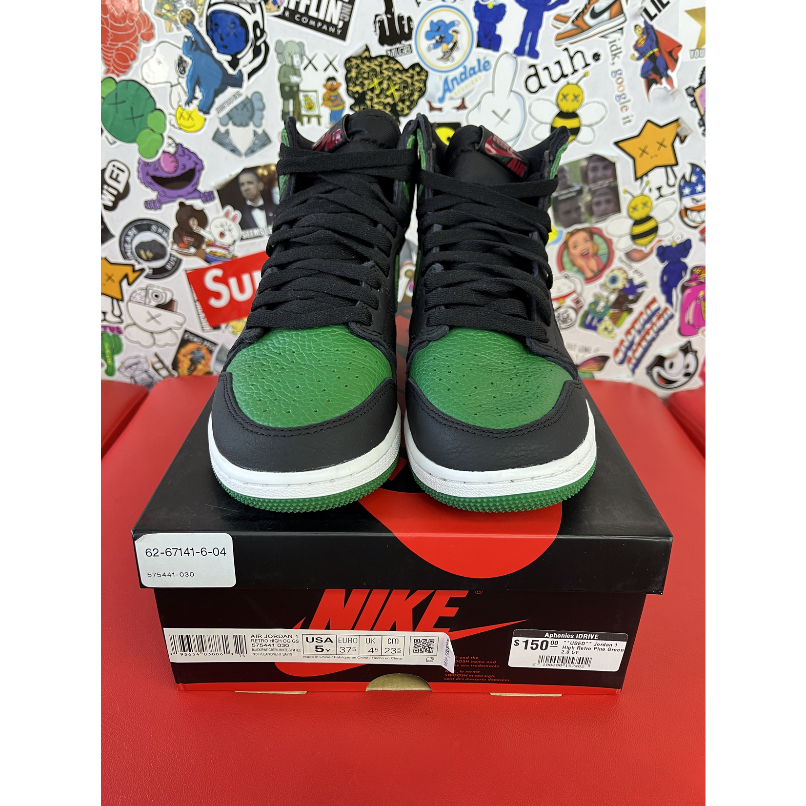 Air Jordan Used Jordan 1 Retro High Pine Green 2.0