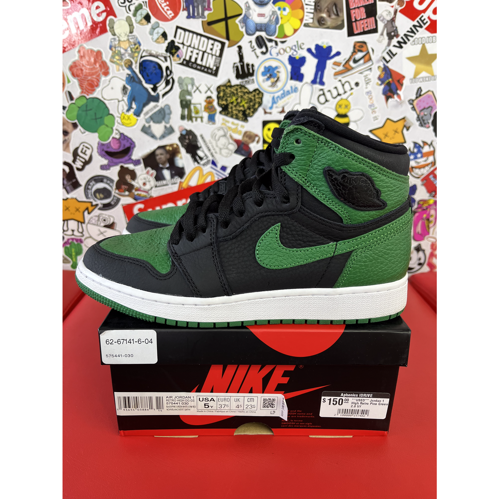 Air Jordan Used Jordan 1 Retro High Pine Green 2.0