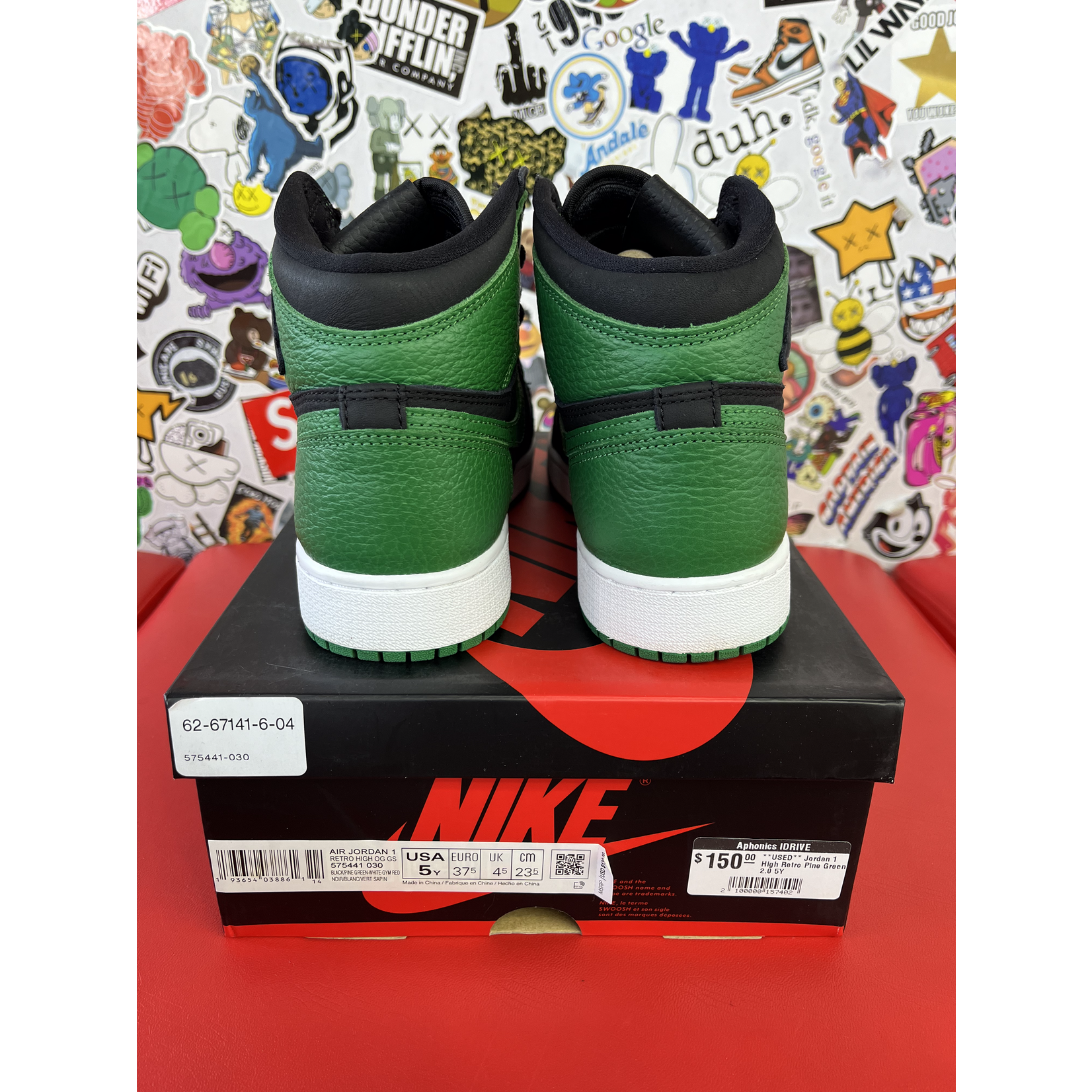 Air Jordan Used Jordan 1 Retro High Pine Green 2.0