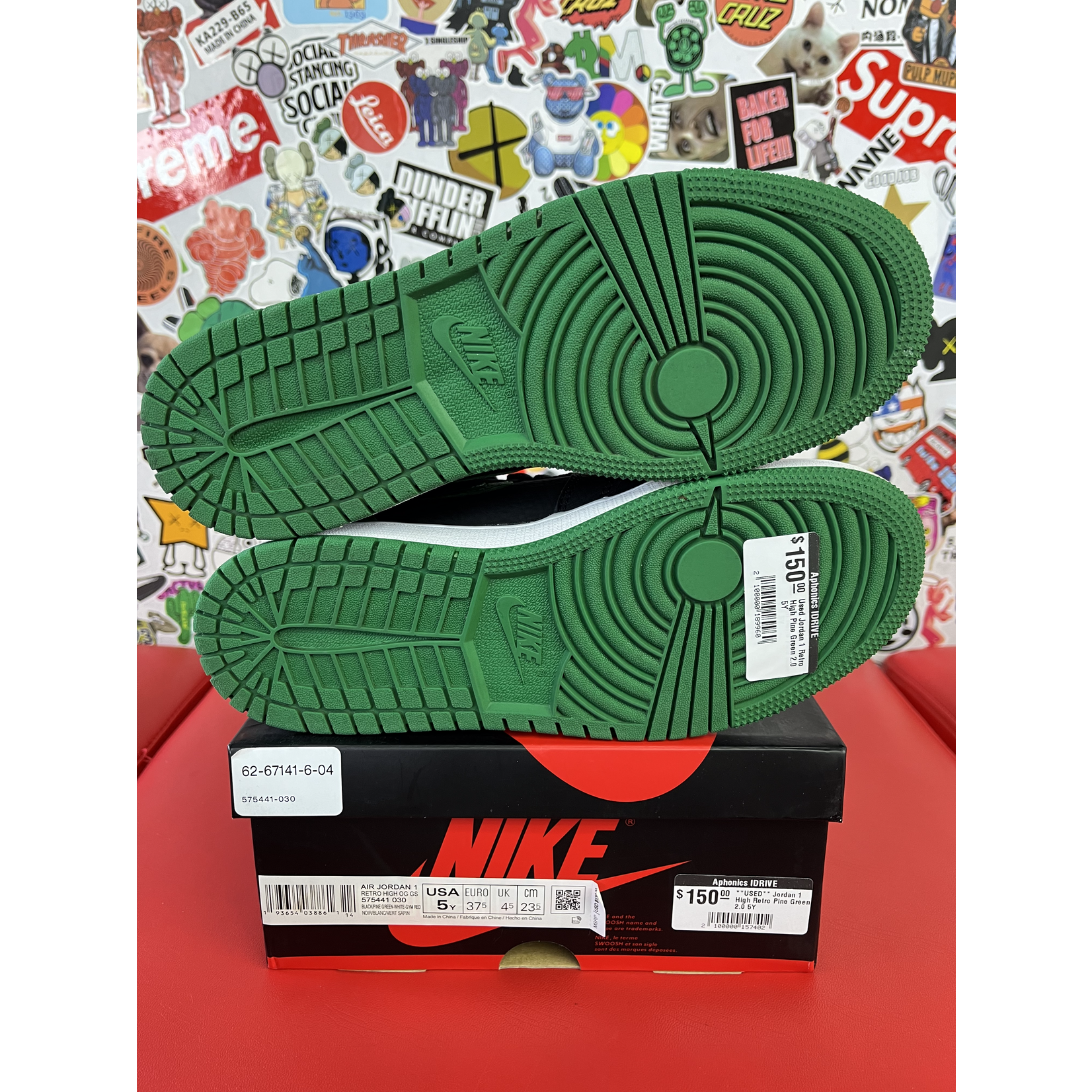 Air Jordan Used Jordan 1 Retro High Pine Green 2.0