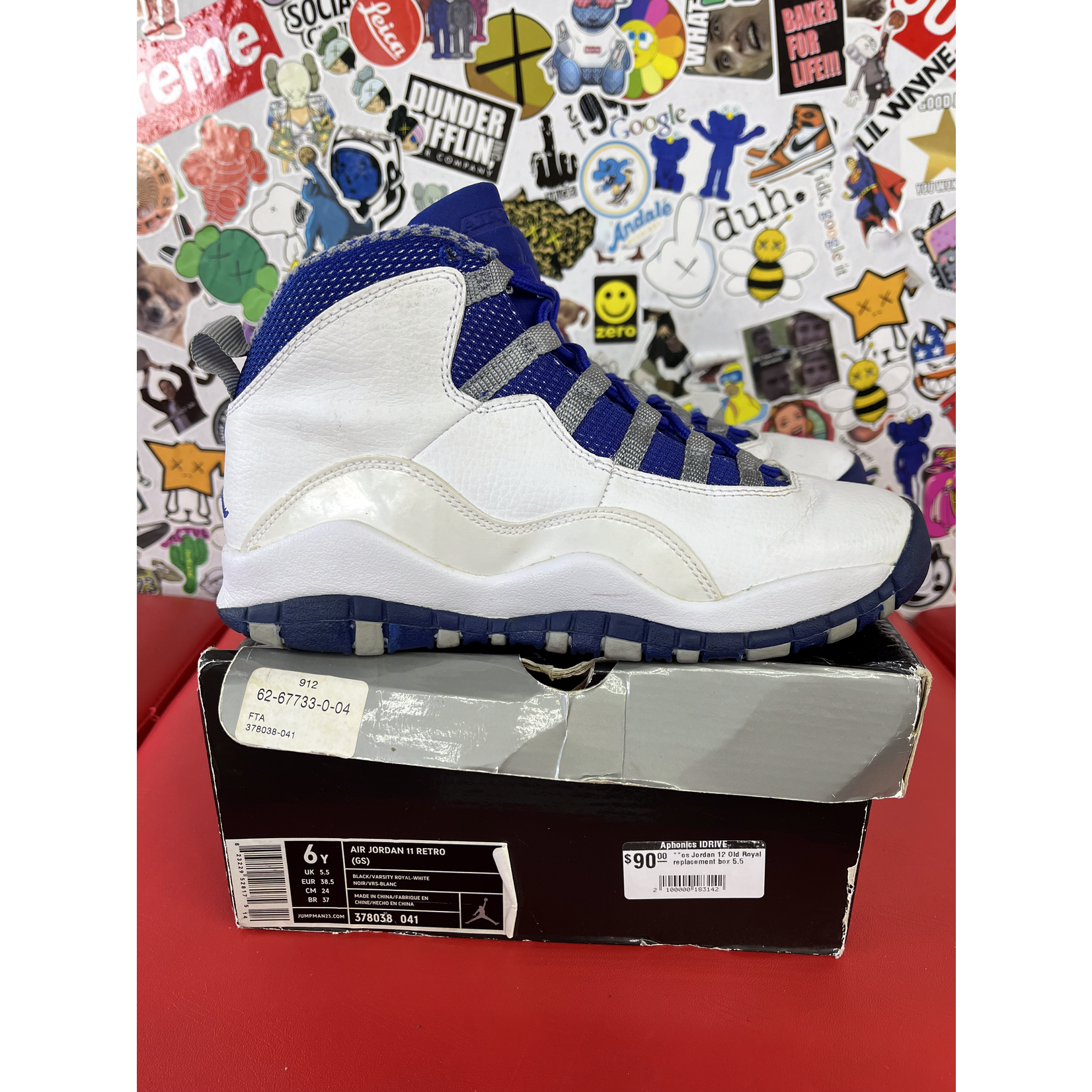 Air Jordan Used Jordan 12 Retro Old Royal replacement box