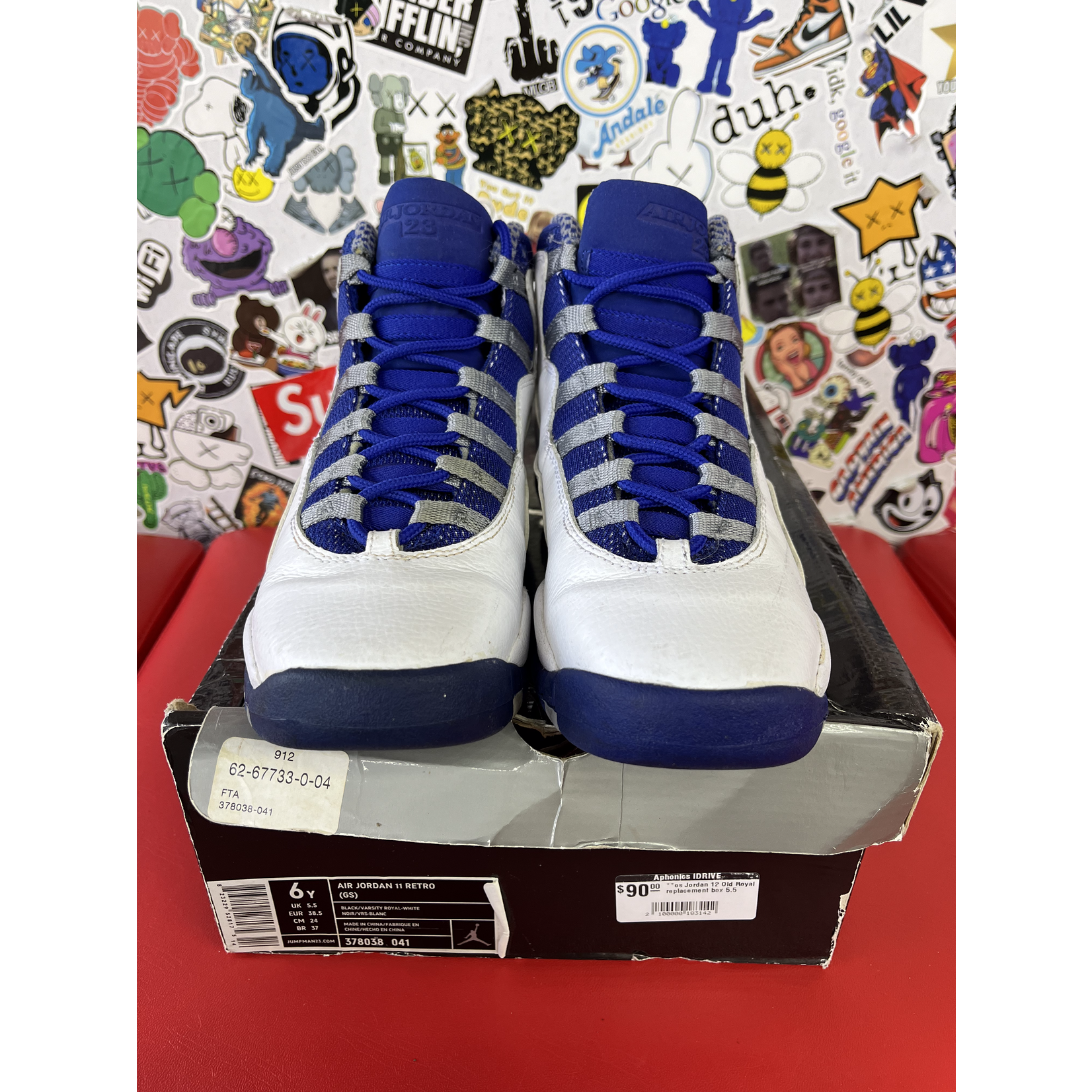 Air Jordan Used Jordan 12 Retro Old Royal replacement box