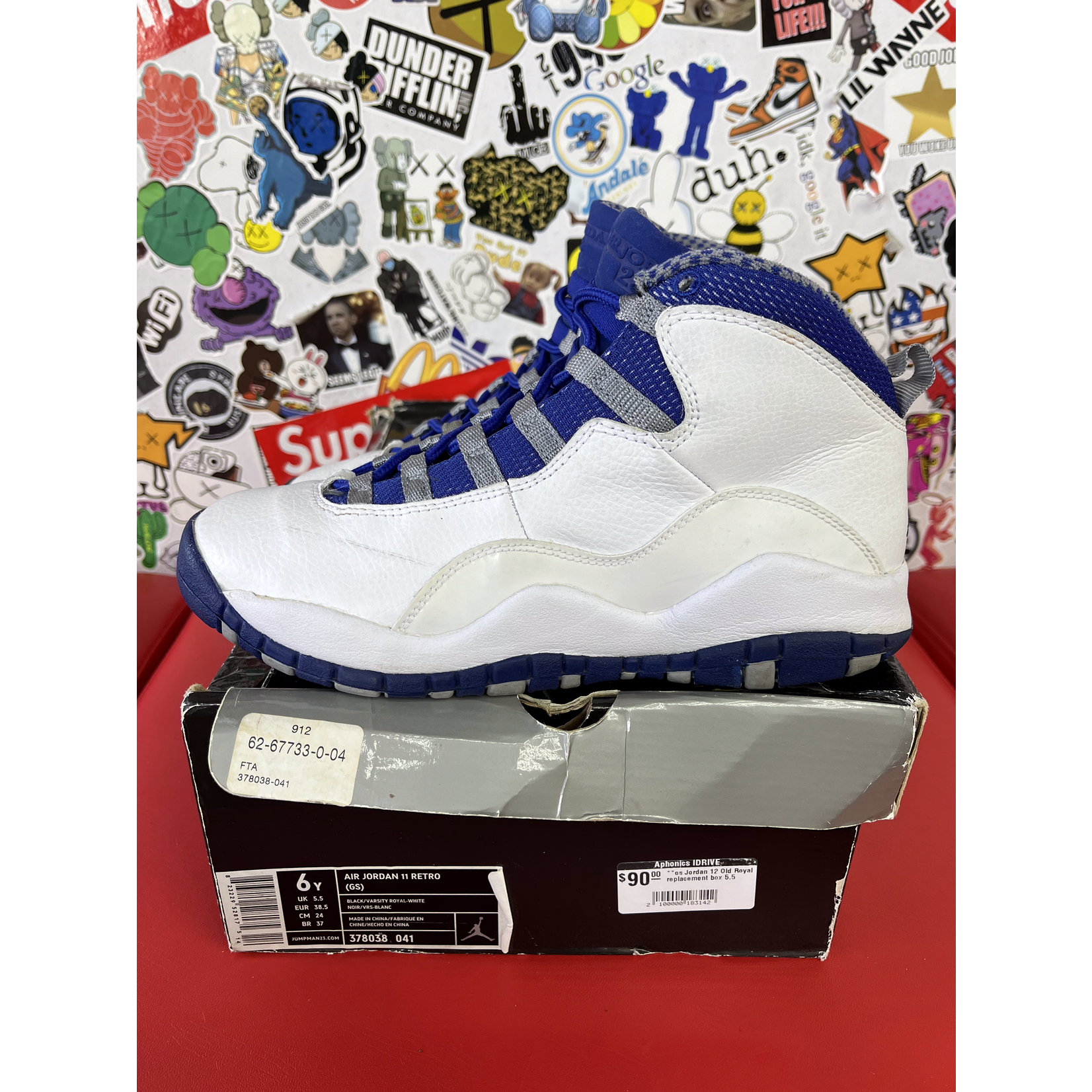 Air Jordan Used Jordan 12 Retro Old Royal replacement box