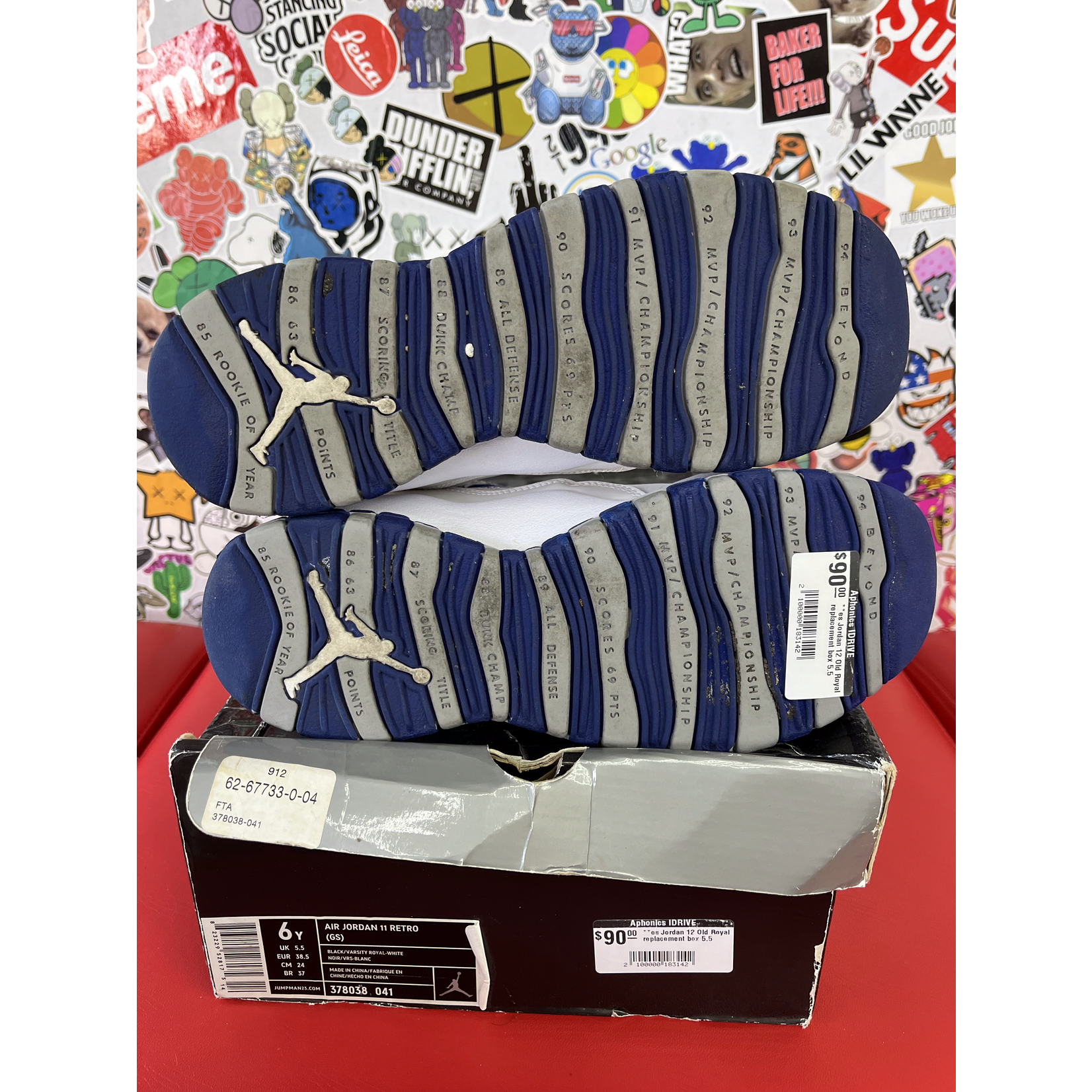 Air Jordan Used Jordan 12 Retro Old Royal replacement box