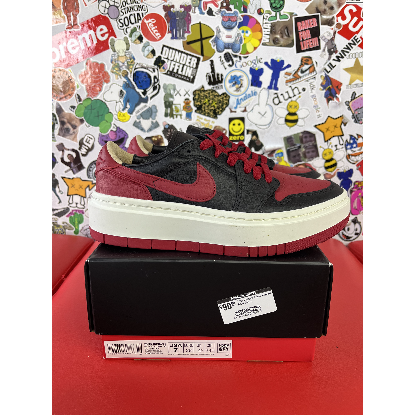 Air Jordan Used Jordan 1 Retro Low elevate Bred (W)