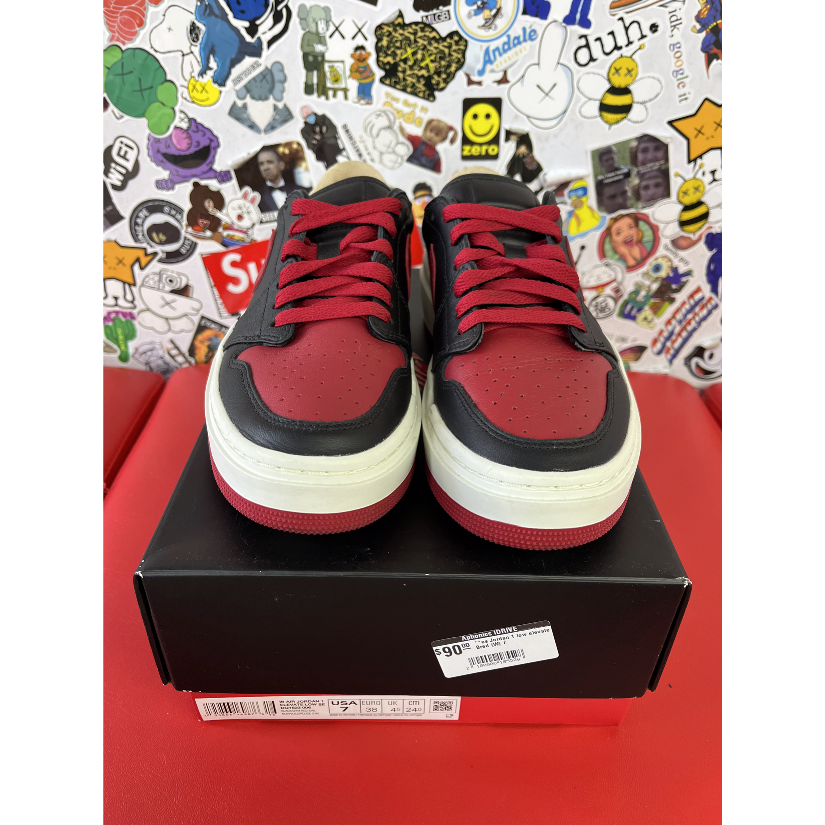 Air Jordan Used Jordan 1 Retro Low elevate Bred (W)