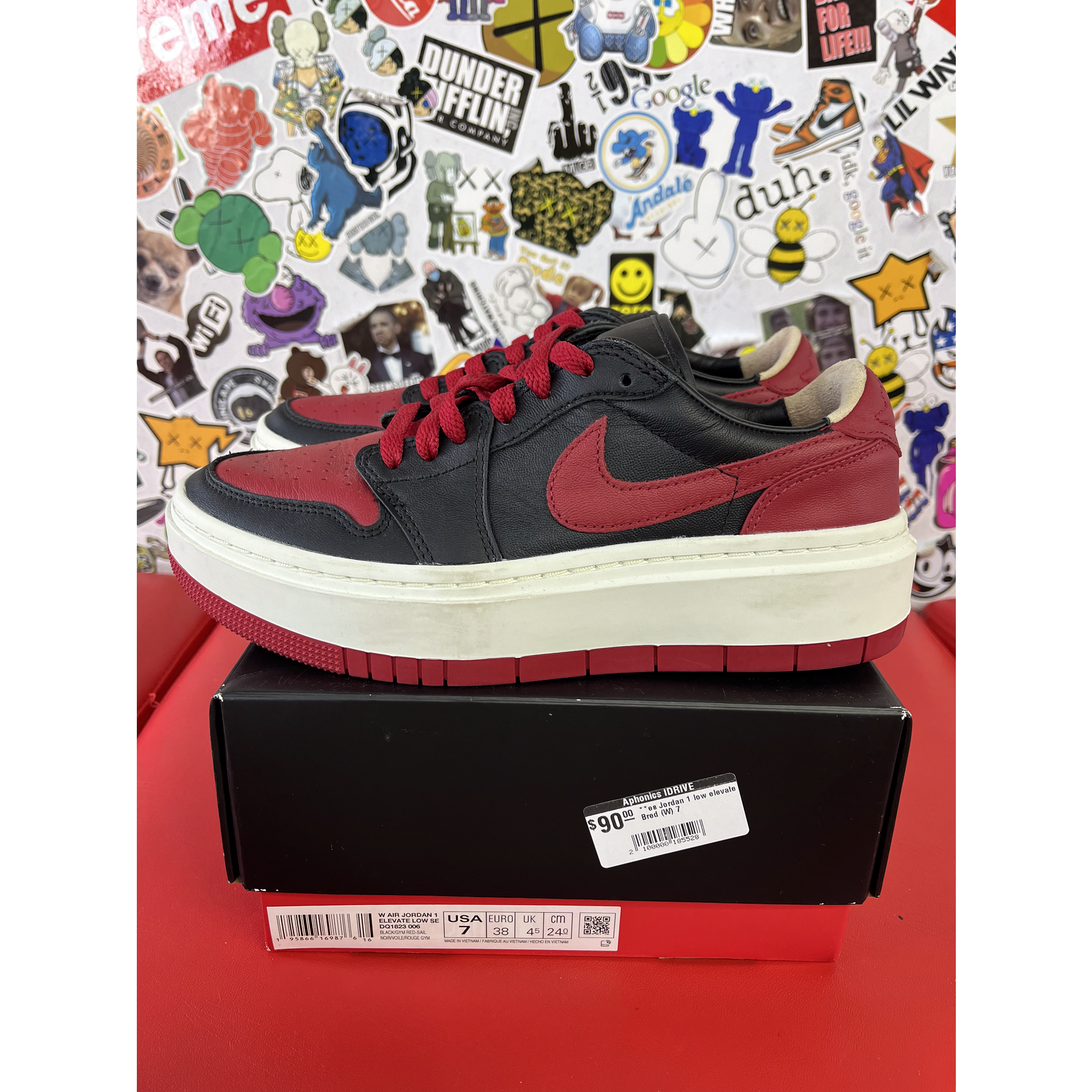 Air Jordan Used Jordan 1 Retro Low elevate Bred (W)