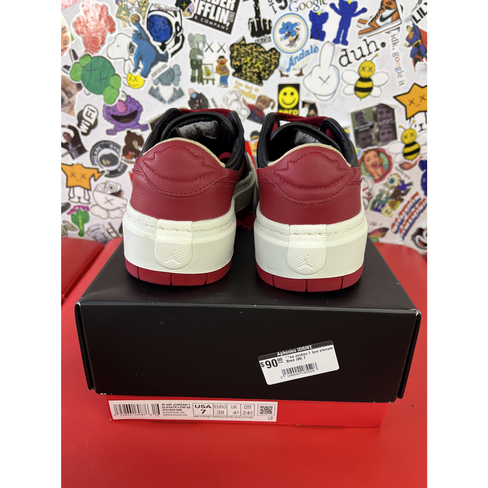 Air Jordan Used Jordan 1 Retro Low elevate Bred (W)