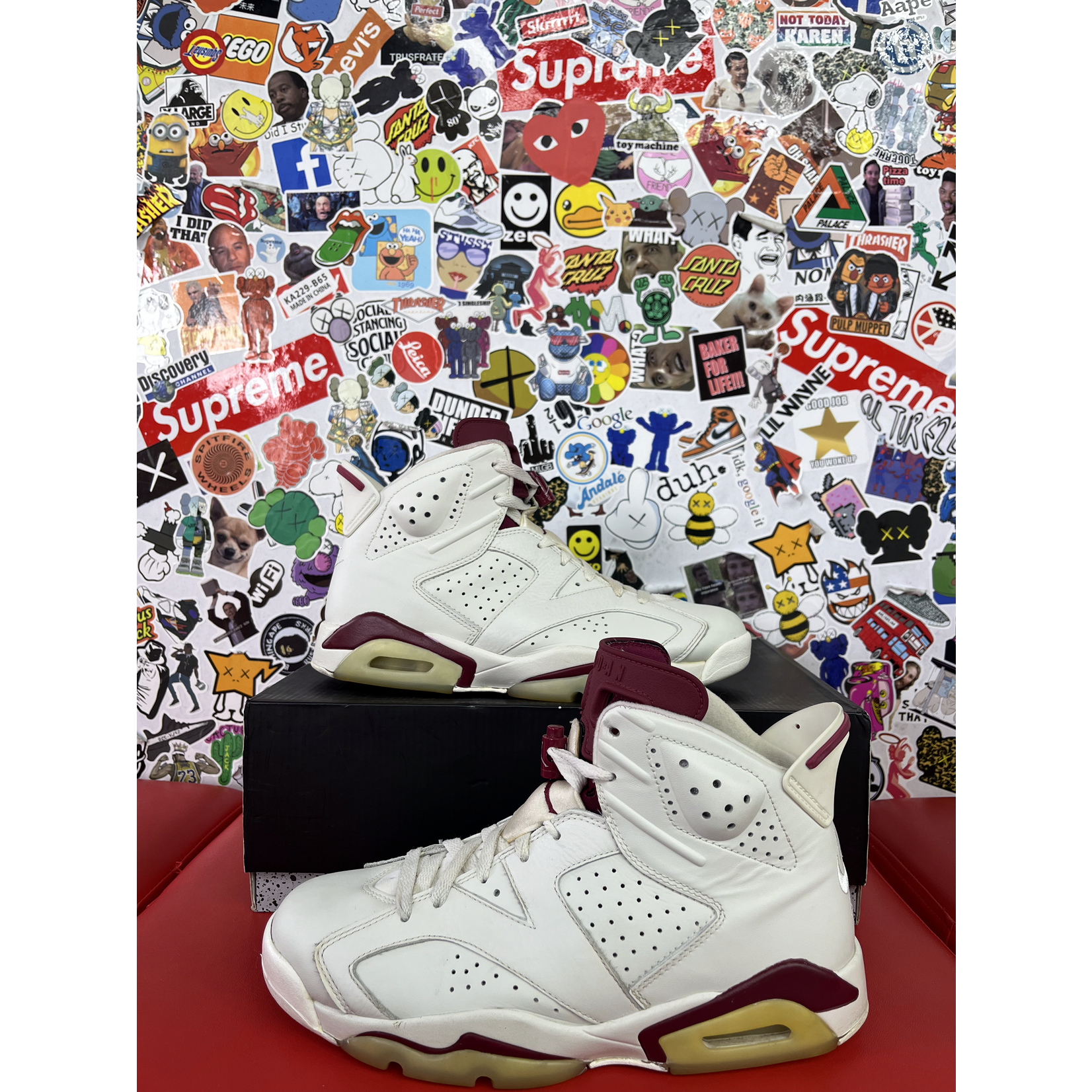 Air Jordan Used Jordan 6 Retro Maroon (2015)