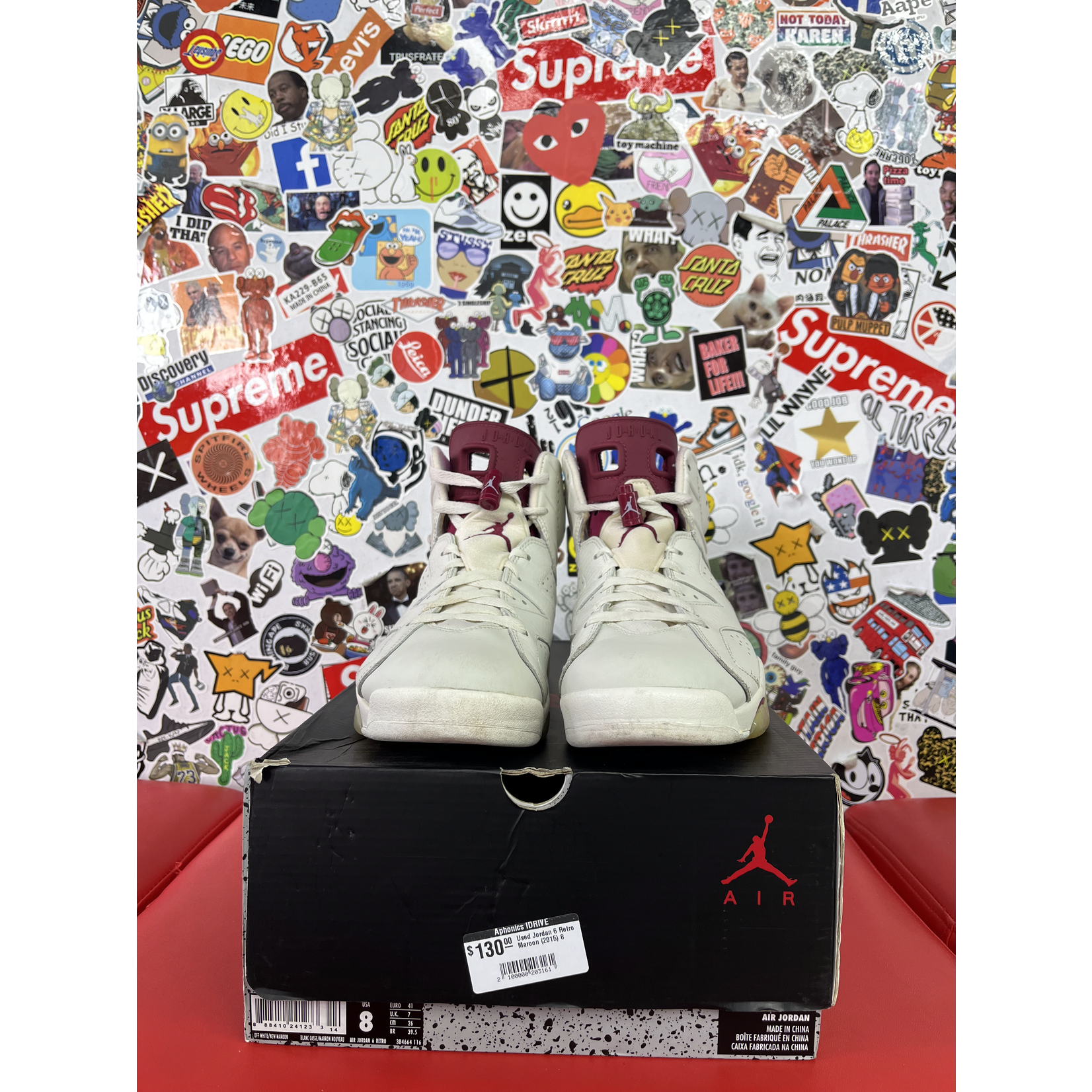 Air Jordan Used Jordan 6 Retro Maroon (2015)