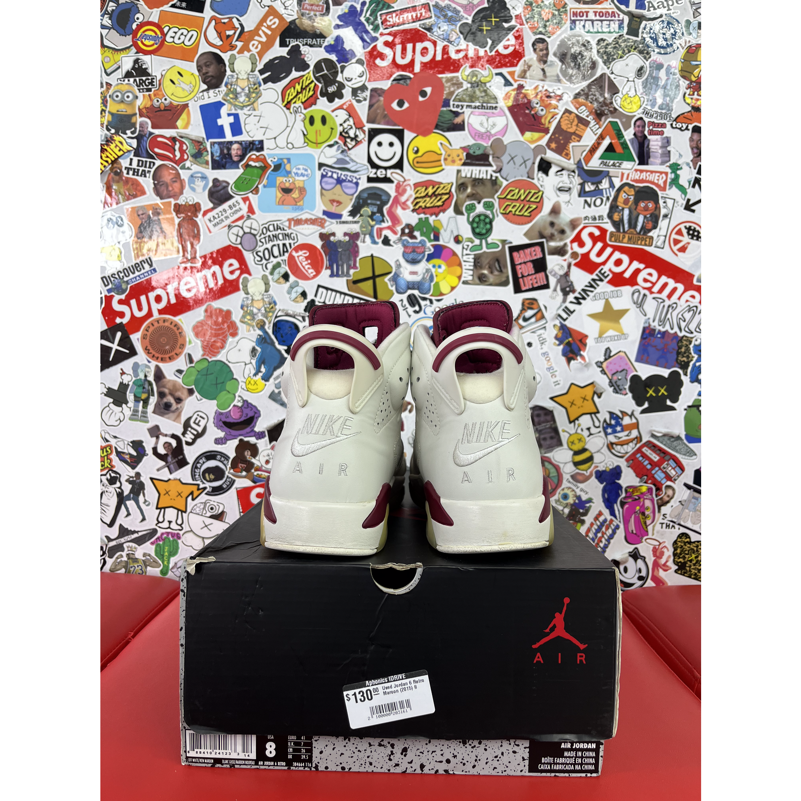 Air Jordan Used Jordan 6 Retro Maroon (2015)