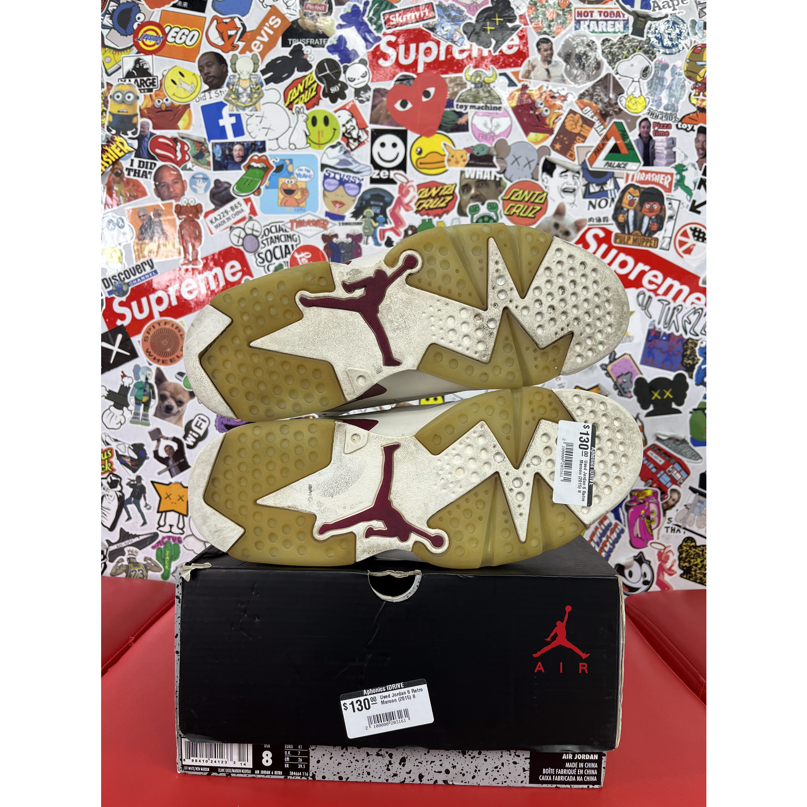 Air Jordan Used Jordan 6 Retro Maroon (2015)