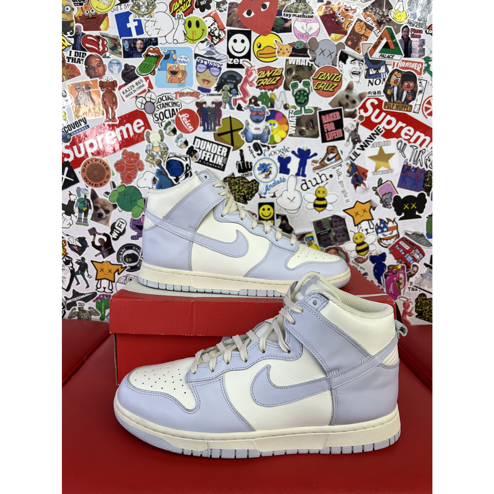 Nike Used Nike Dunk High Aluminum