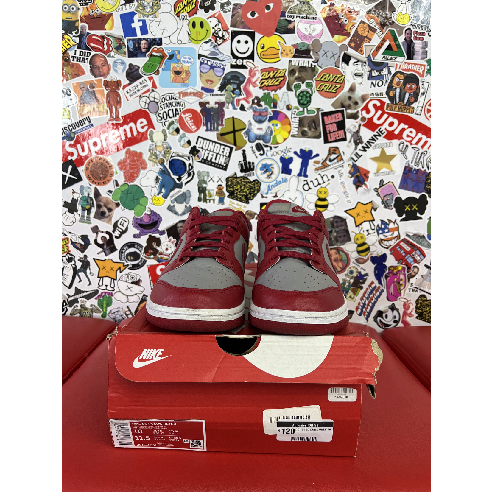 Nike Used Nike Dunk Low UNLV