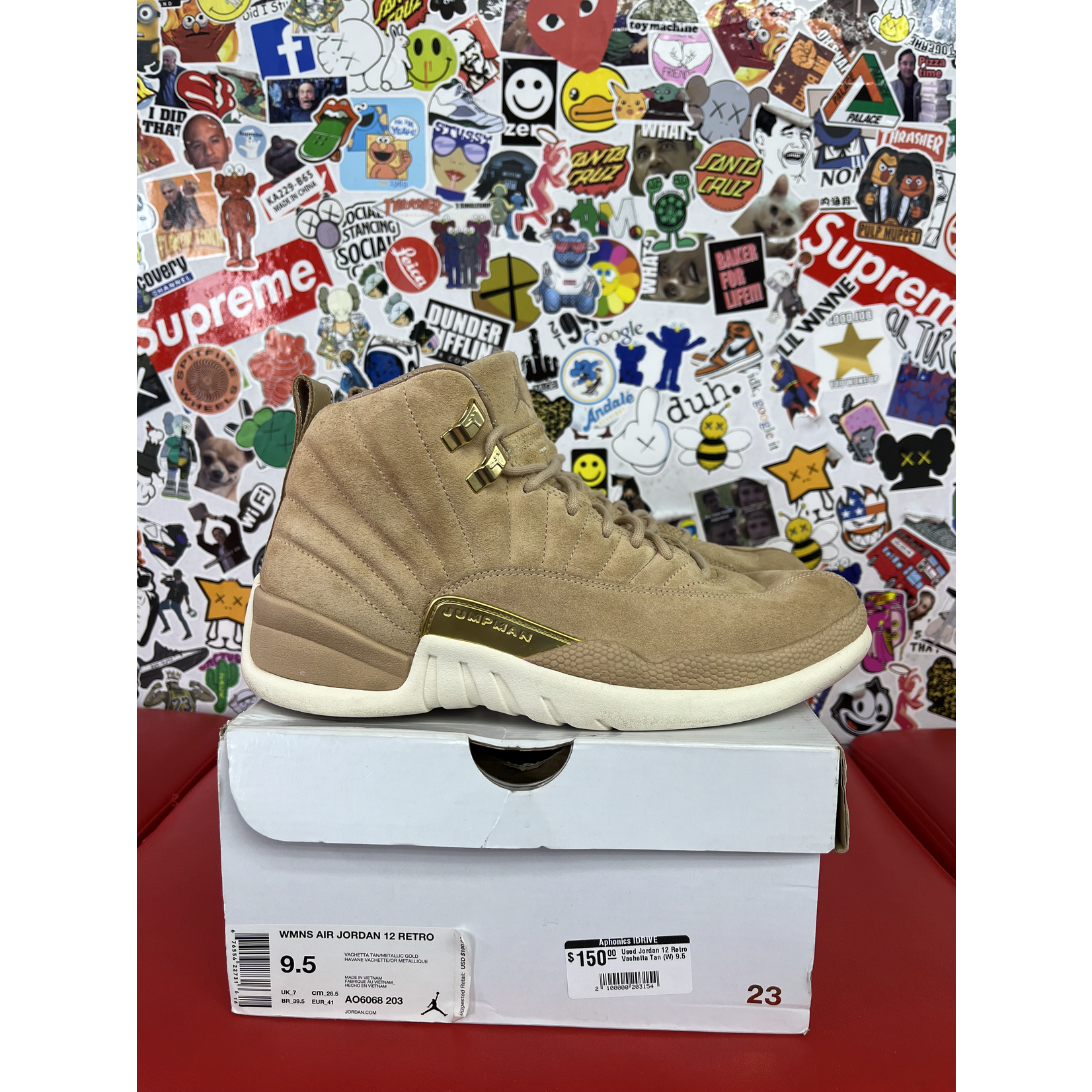 Air Jordan Used Jordan 12 Retro Vachetta Tan (W)