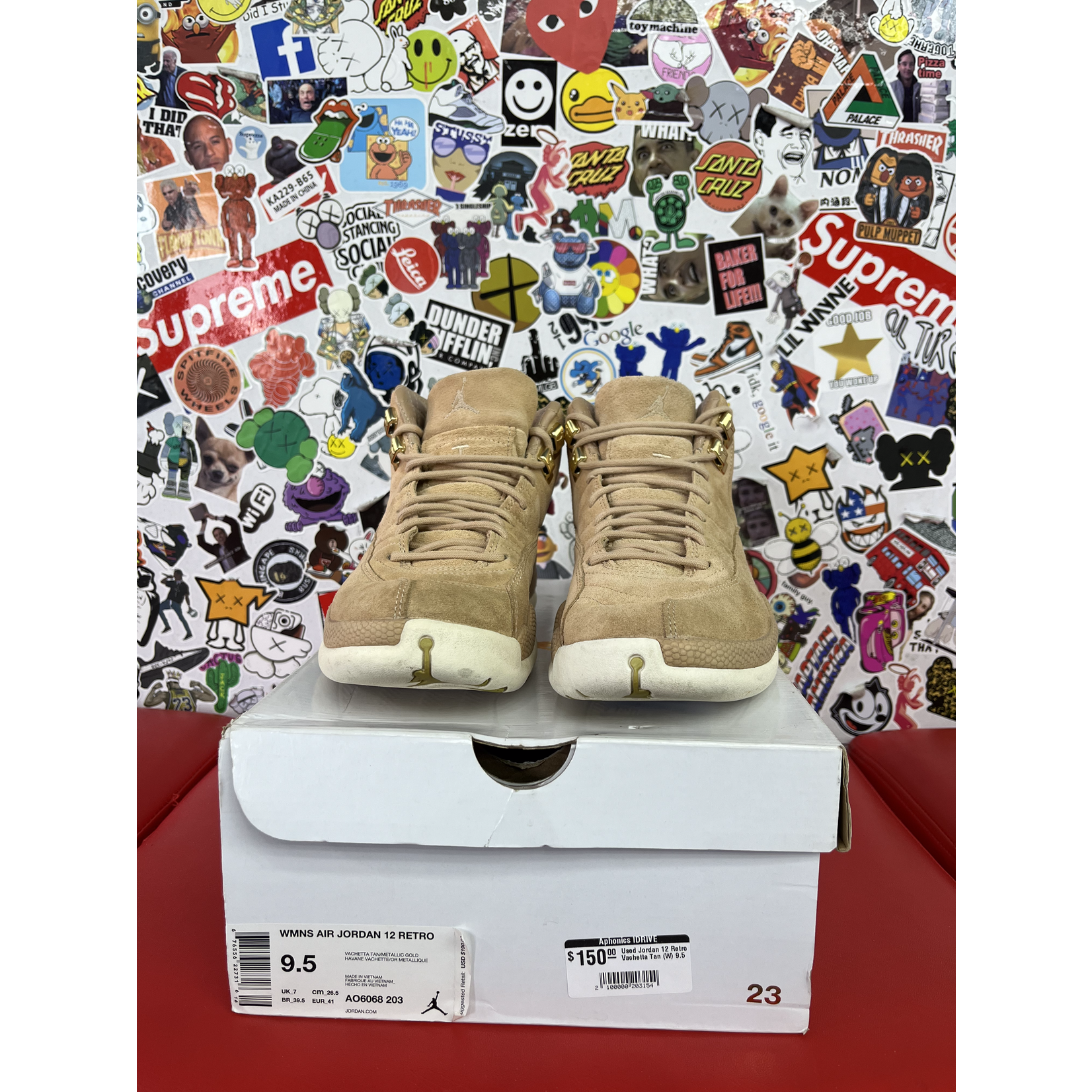 Air Jordan Used Jordan 12 Retro Vachetta Tan (W)