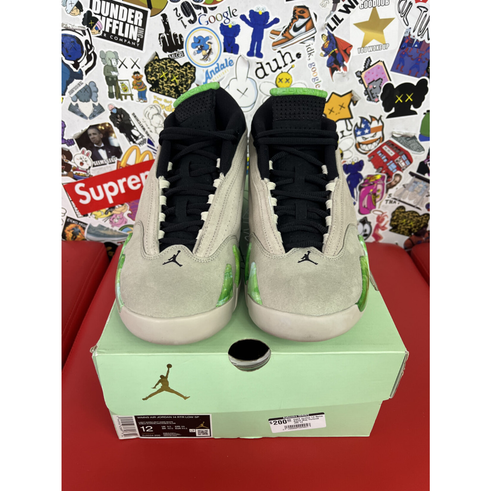 Air Jordan Used Jordan 14 Retro Aleali May Fortune (W)