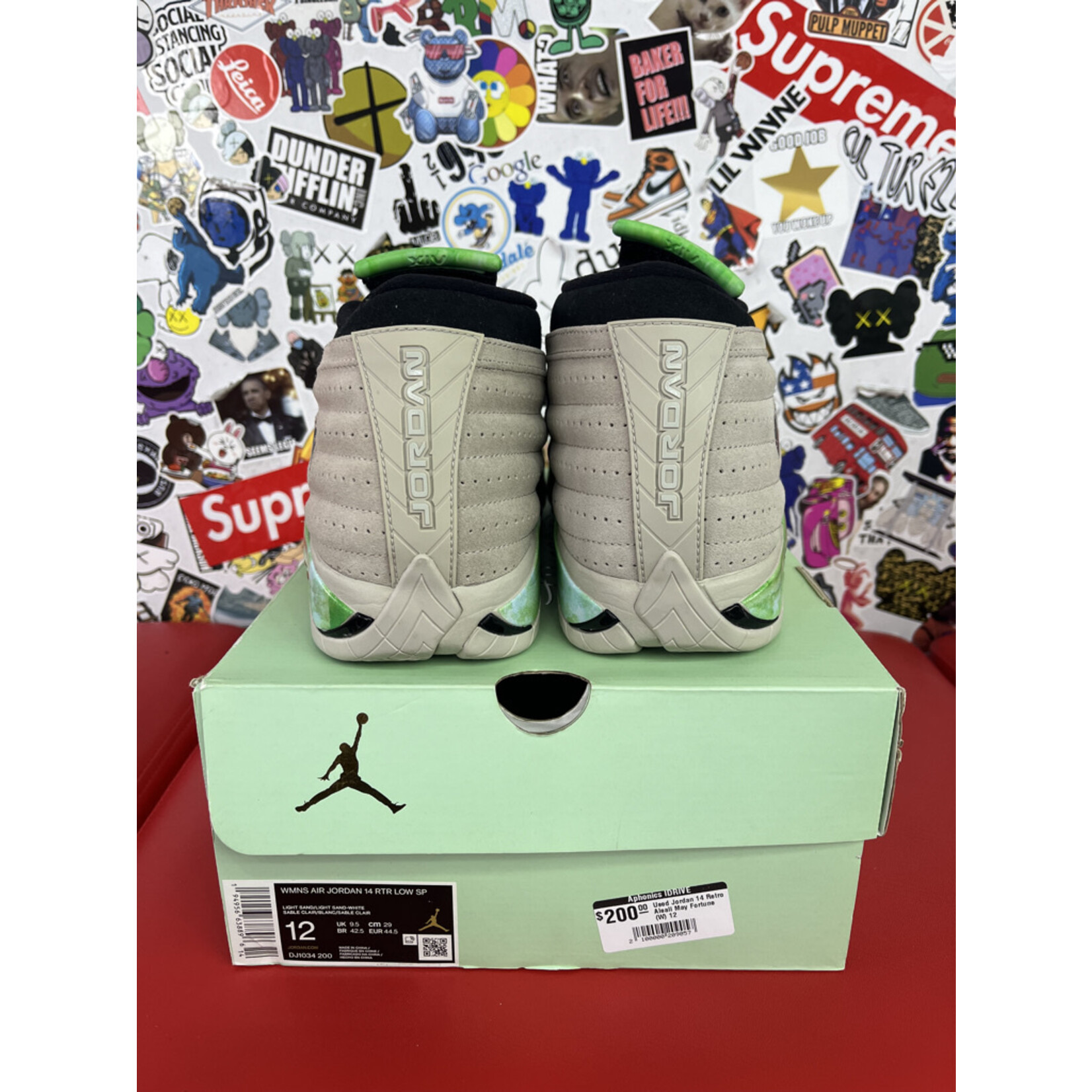 Air Jordan Used Jordan 14 Retro Aleali May Fortune (W)