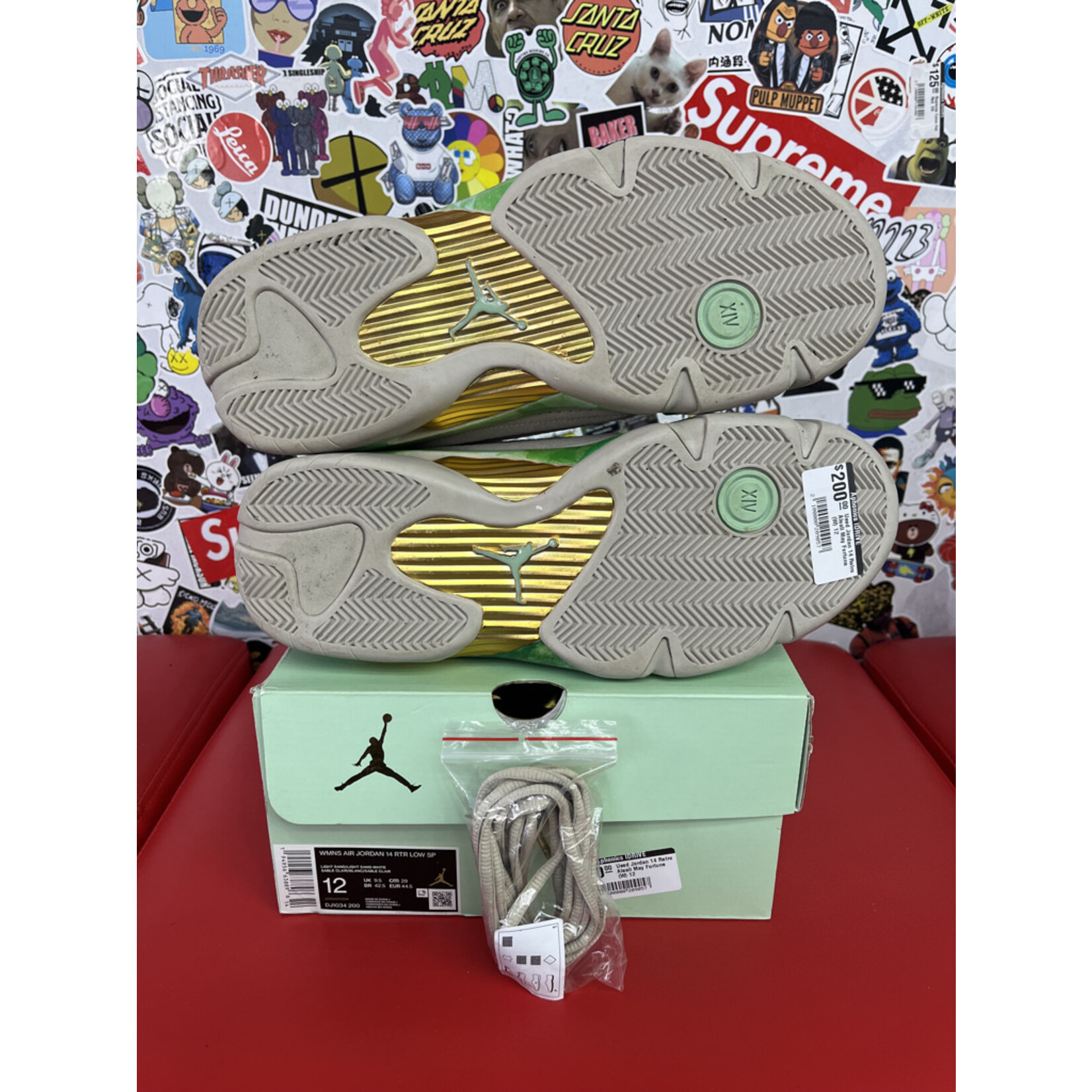 Air Jordan Used Jordan 14 Retro Aleali May Fortune (W)