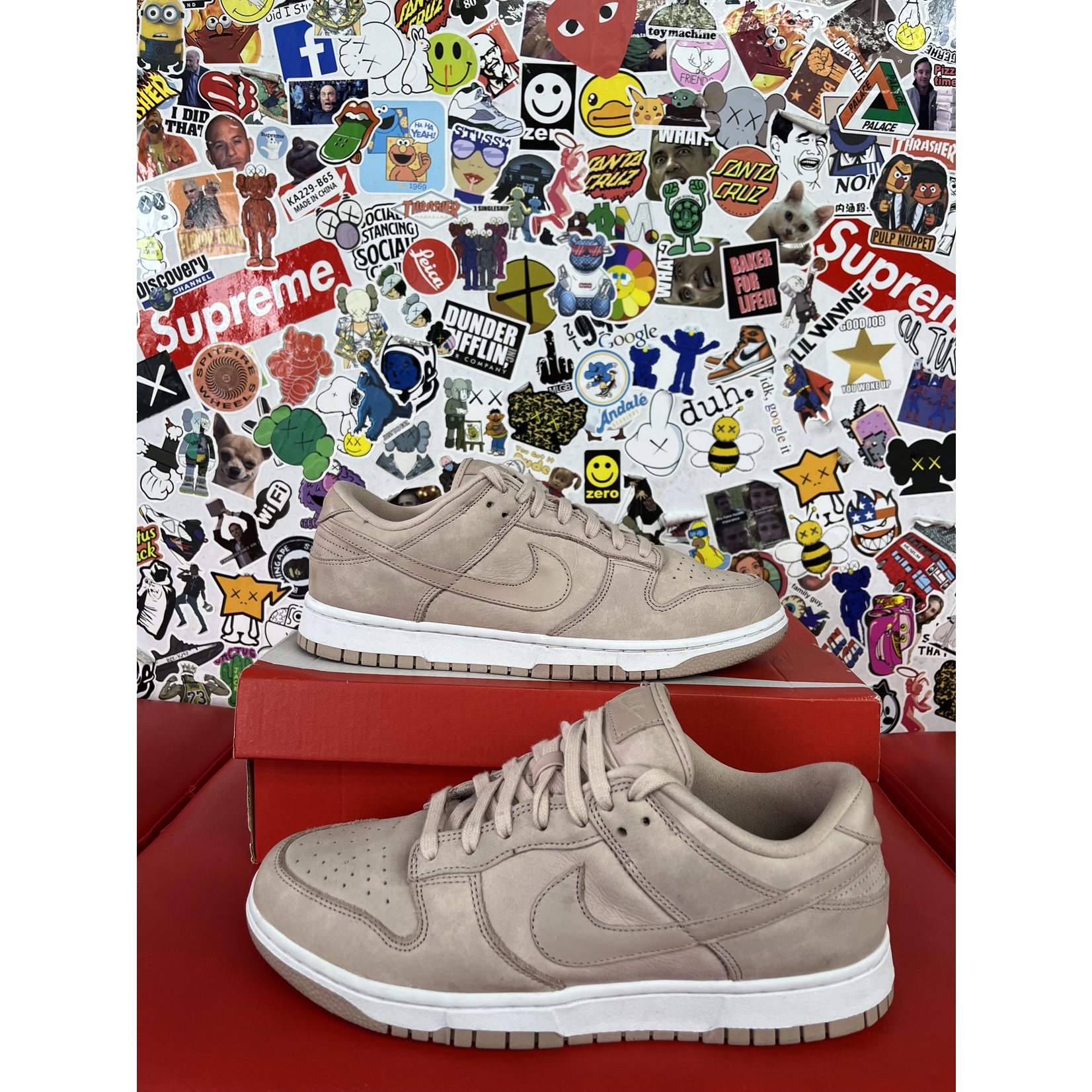 Nike Used Nike Dunk Low Pink oxford