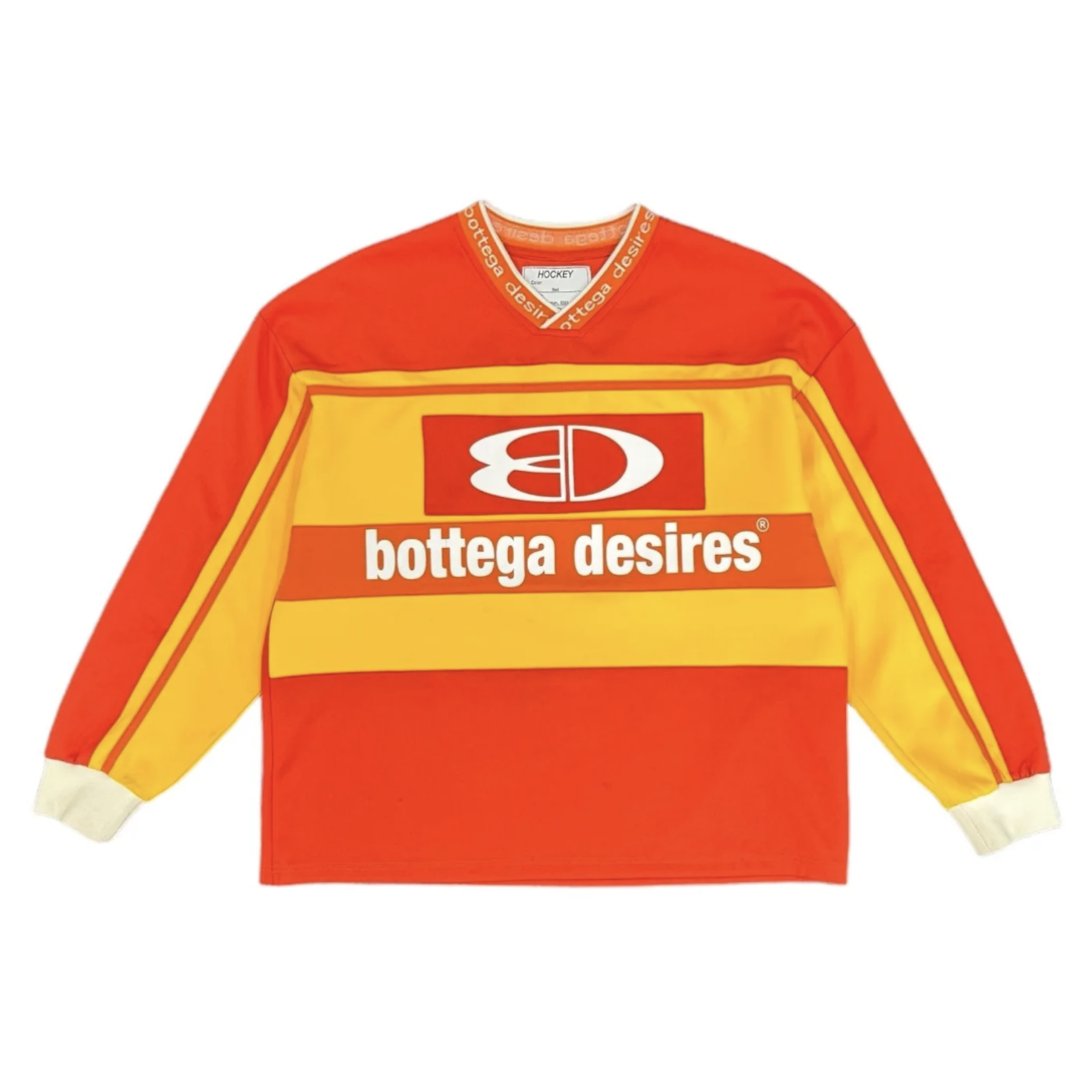 Bottega Desires Bottega Desires Hockey Jersey Orange