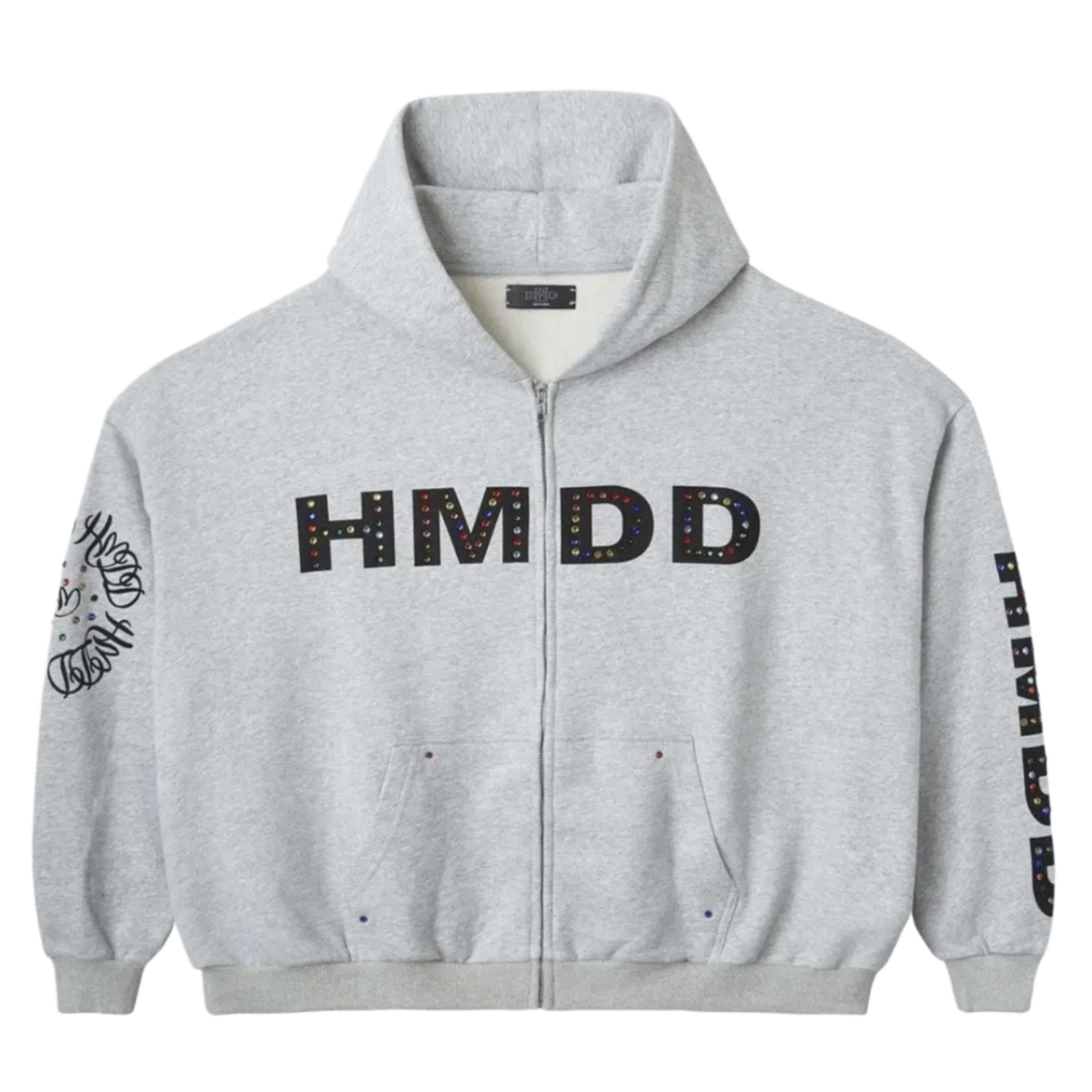 HMDD HMDD Chimstone Zip Up Hoodie Grey