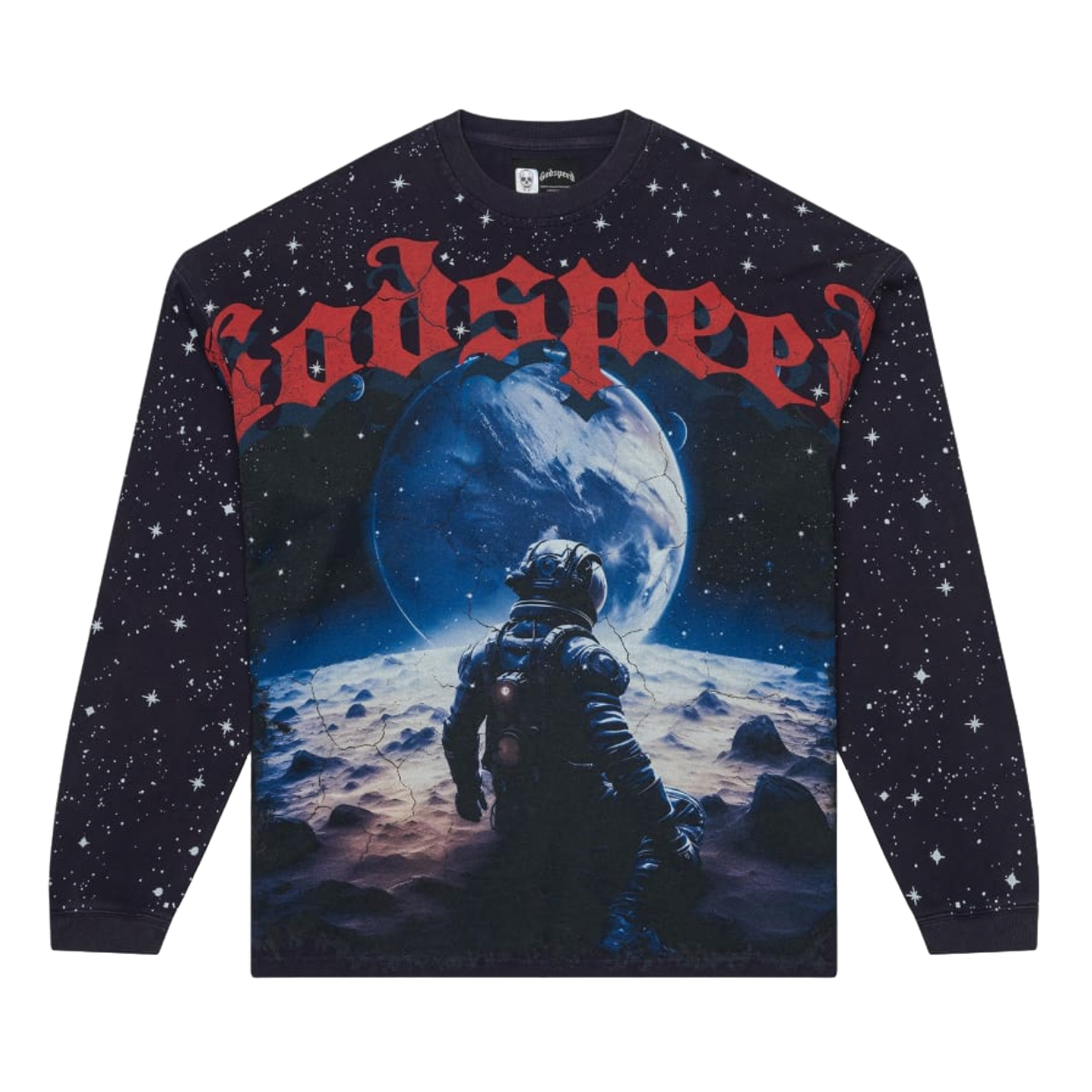 Godspeed Godspeed No Looking Back L/S Navy