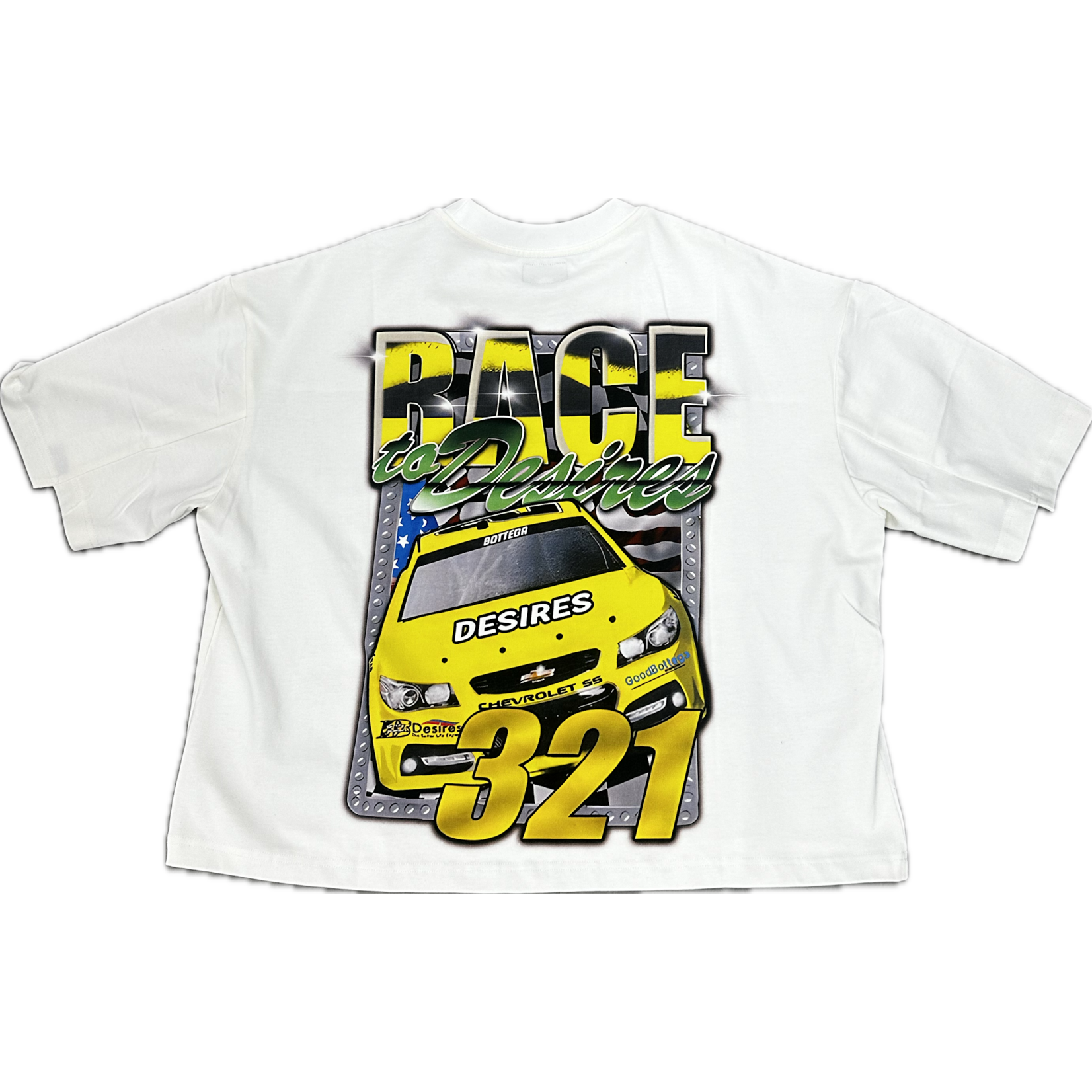 Bottega Desires Bottega Desires Racing Tee White