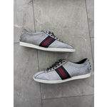 Gucci Used Gucci Bambi Web Metallic Silver