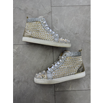 Louboitin Used Christian Louboutin Gold/Silver High Top (no box)