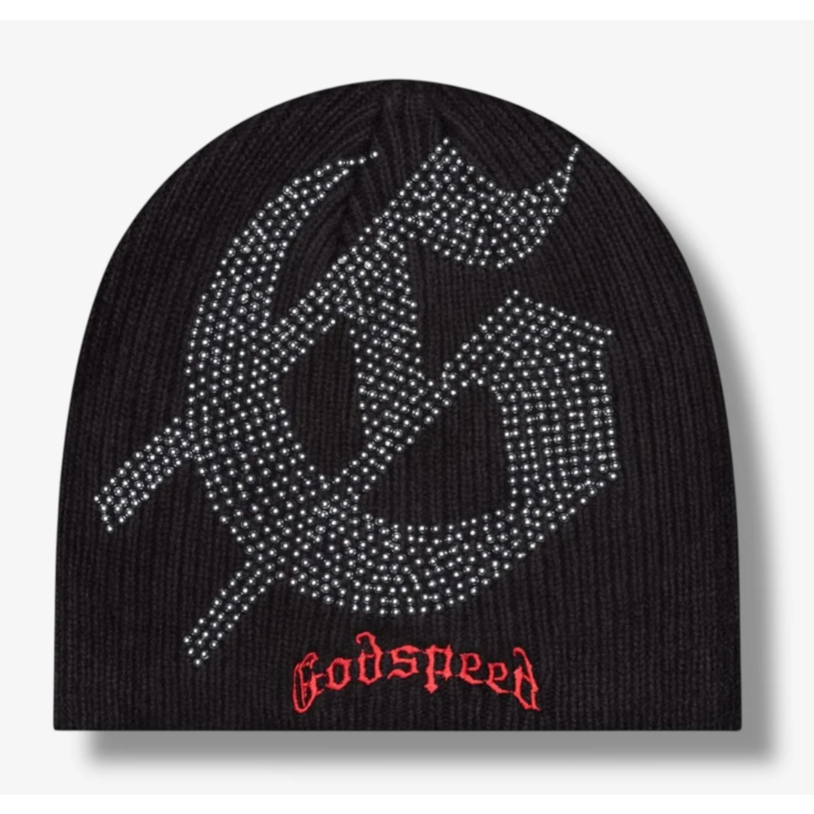 Godspeed Godspeed Studded Beanie - Red/Black