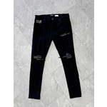 Amiri Used Amiri MX1 Cheetah Print Black Denim