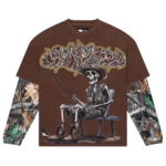 Godspeed Gone Fishing Layered L/S Brown