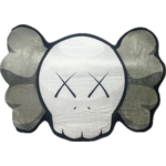 Kaws Style Face Rug Grey