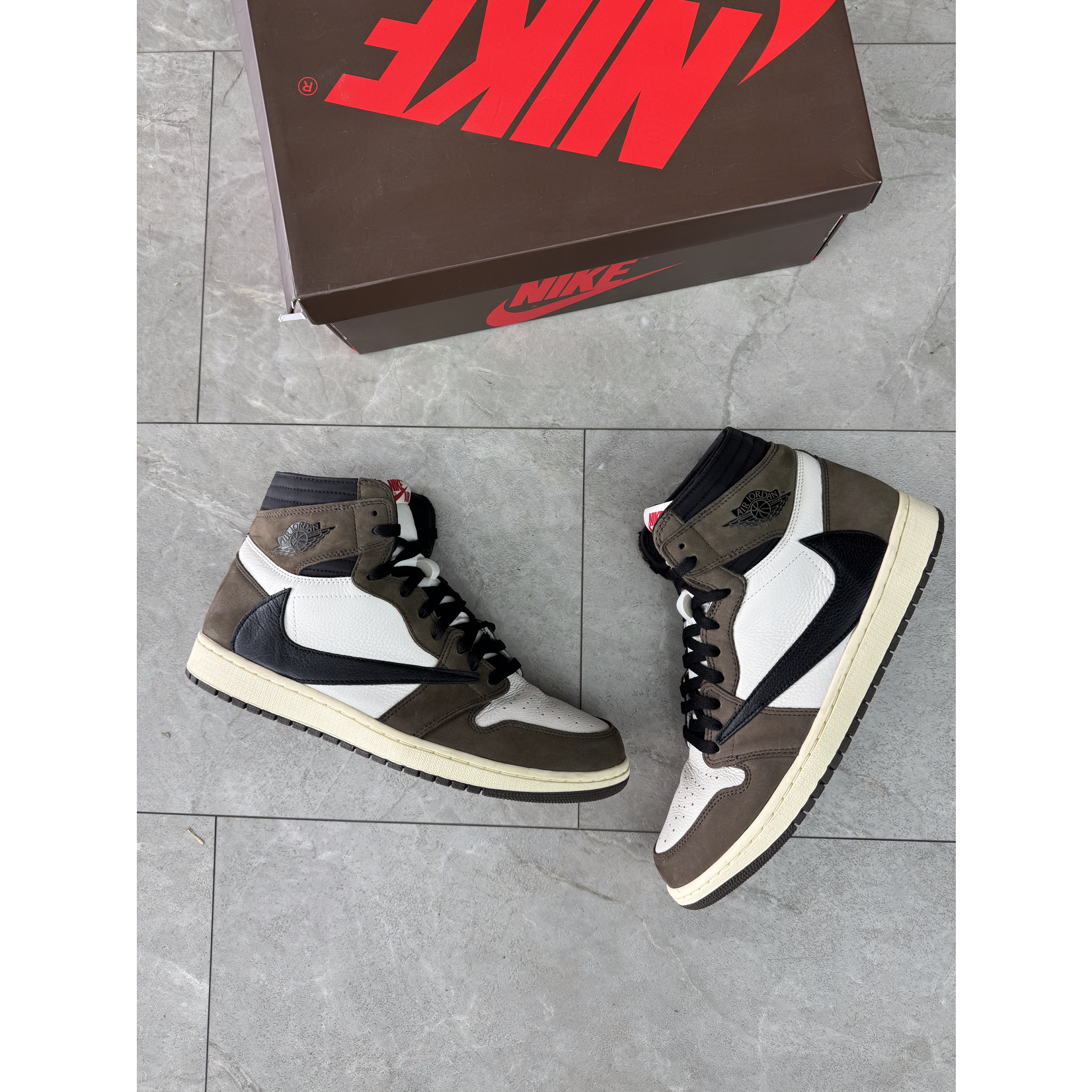 Air Jordan Used Jordan 1 High Travis Scott Mocha