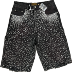Birth Of Royal Child Diamond Jorts Black