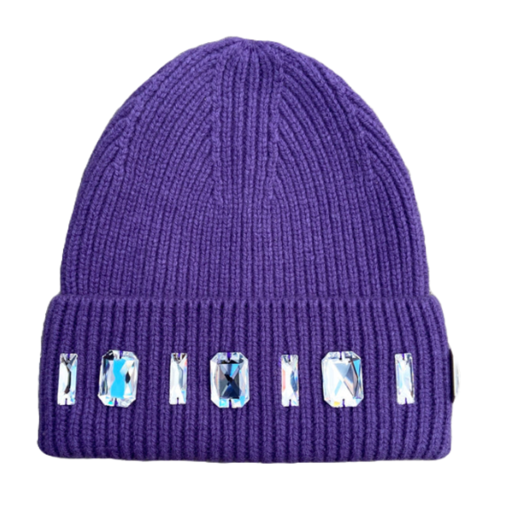 Gem Stone Beanie Purple