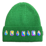 Gem Stone Beanie Green Multi