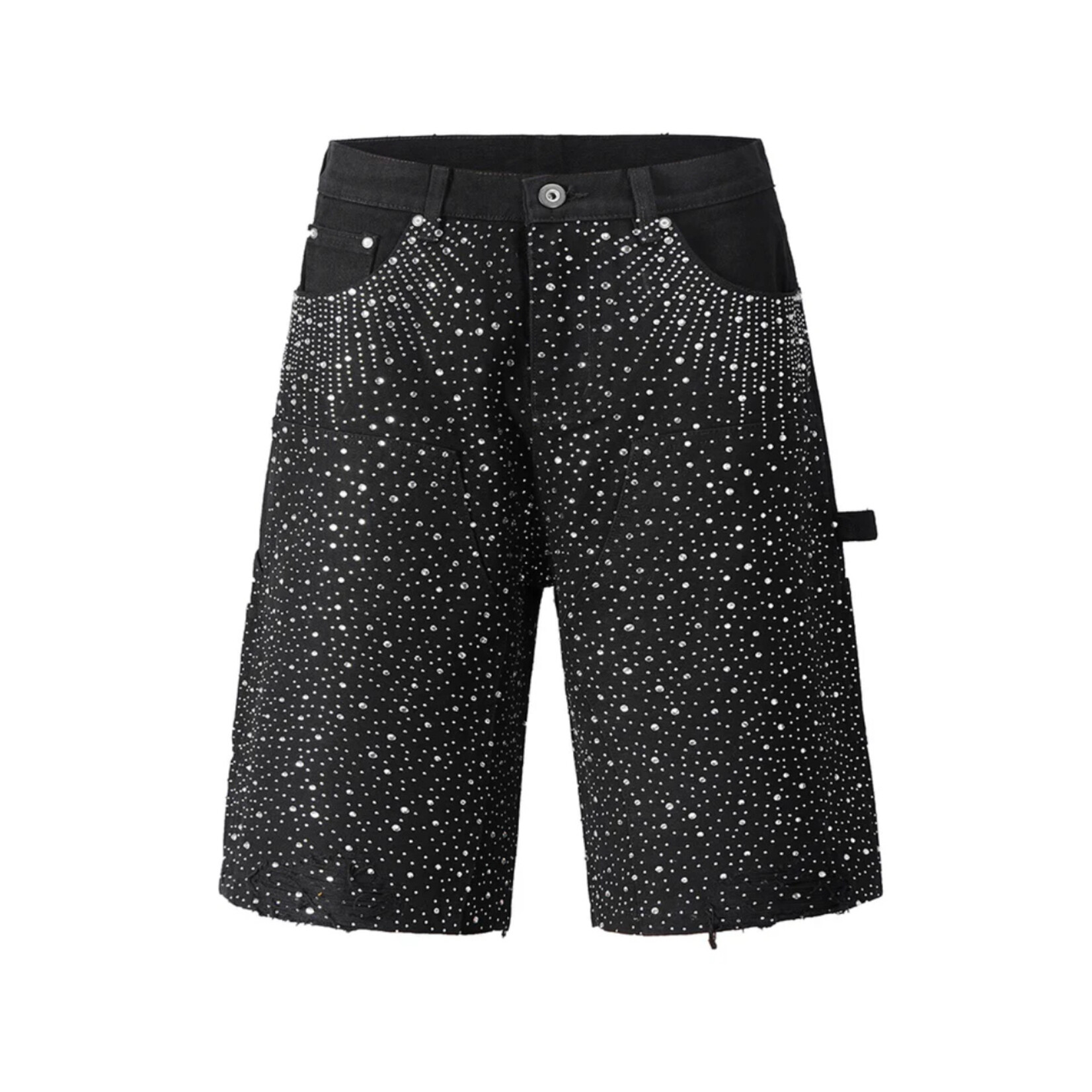 Rhinestone Cowboy Jorts Black Wash