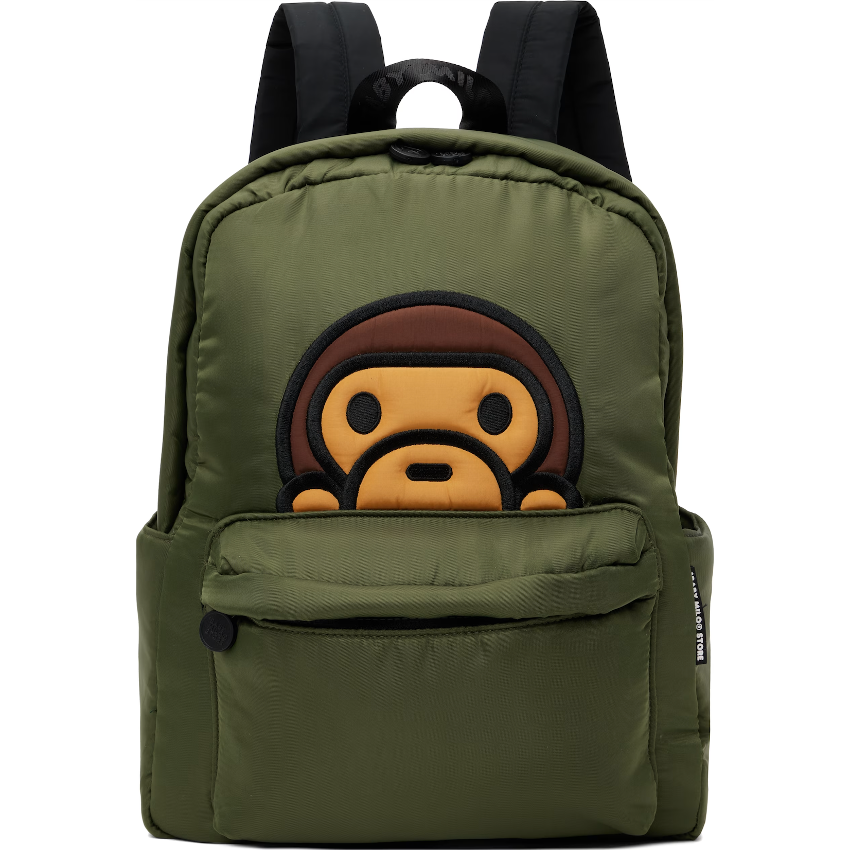 BAPE Baby Milo Olive Backpack