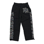 Mixed Emotion M.E Rhinestone Track Pants Black