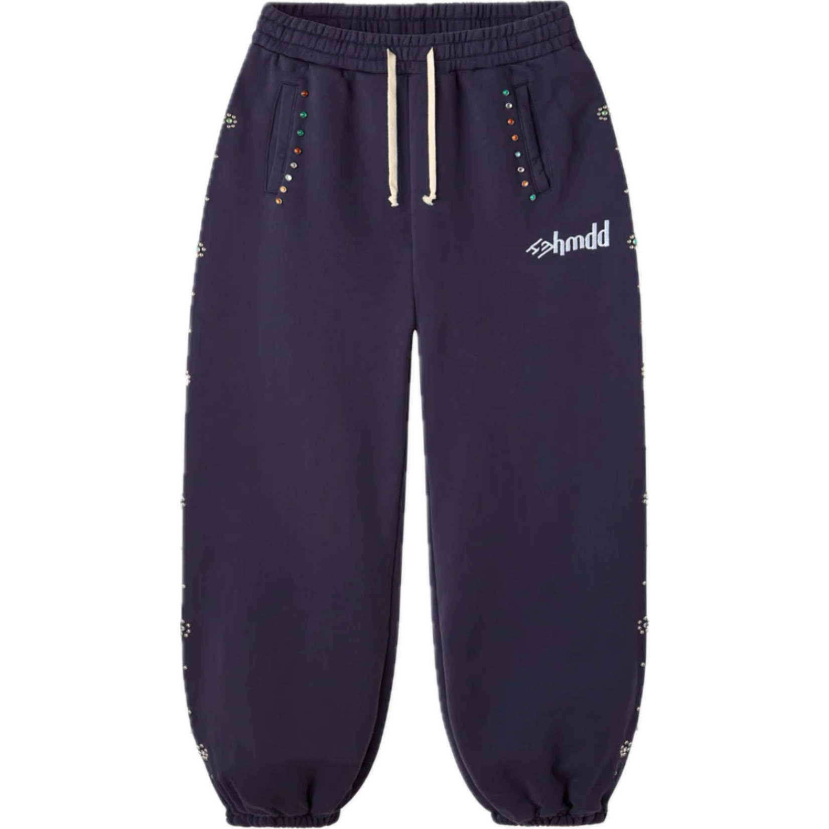 HMDD HMDD Flower Studded Sweats Navy