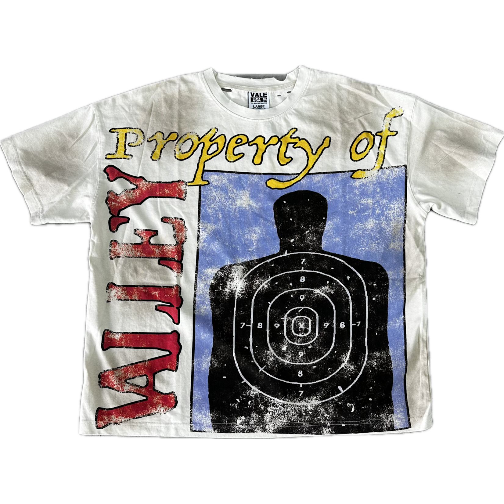 Vale Vale Target Practice Tee Cream